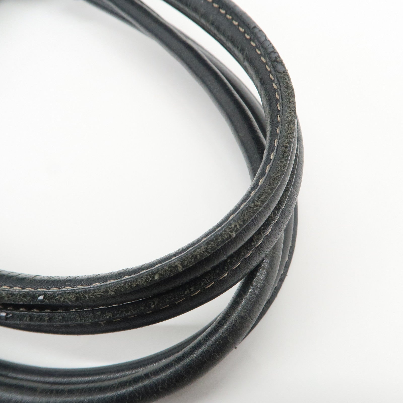 LOEWE Anagram Calf Leather Tote Bag Shoulder Bag Black