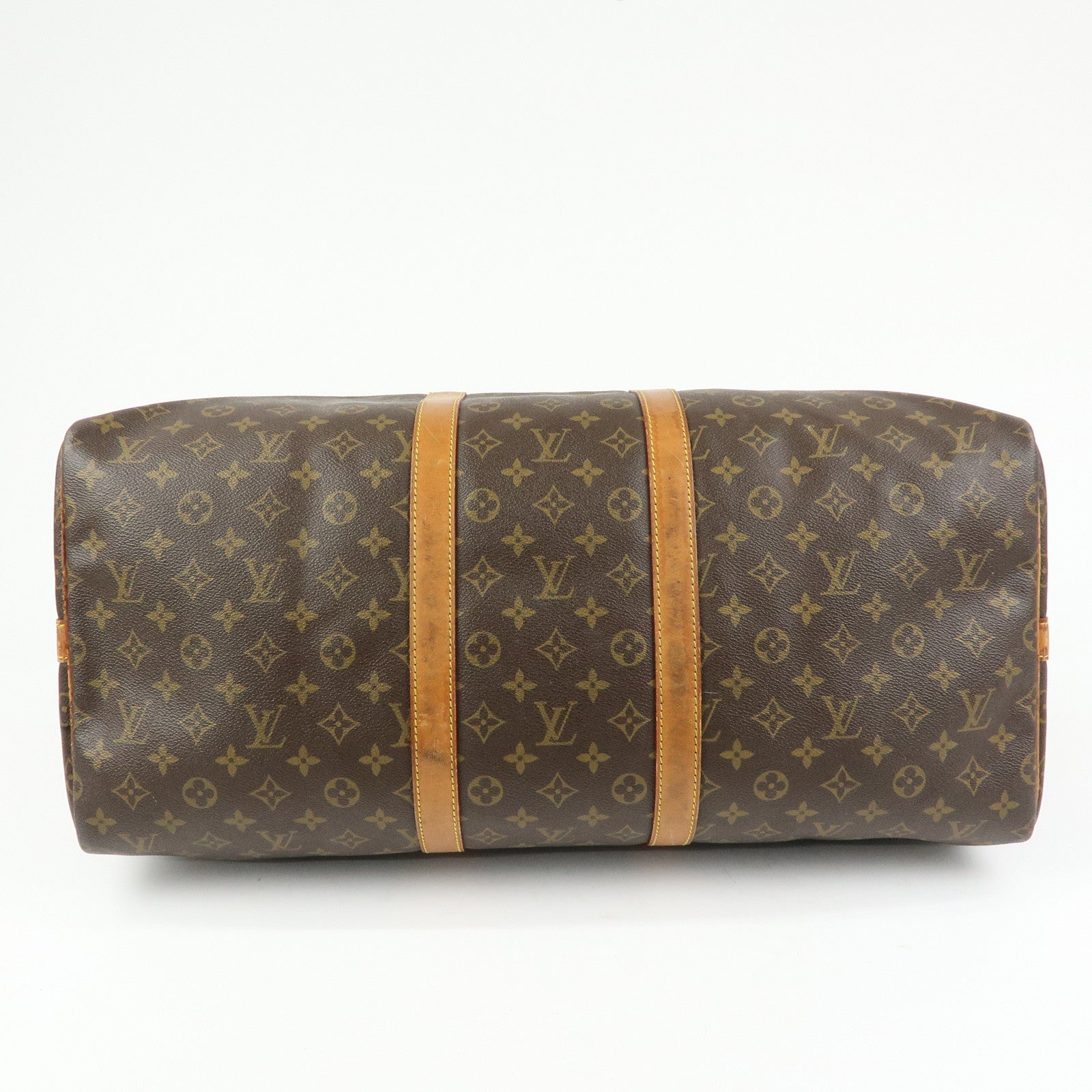 Louis Vuitton Monogram Keep All Bandouliere 55 Boston Bag M41414