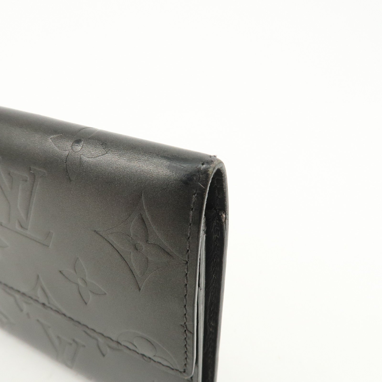 Louis Vuitton Monogram Matte Vernis Set of 2 Wallet M93530/M65142