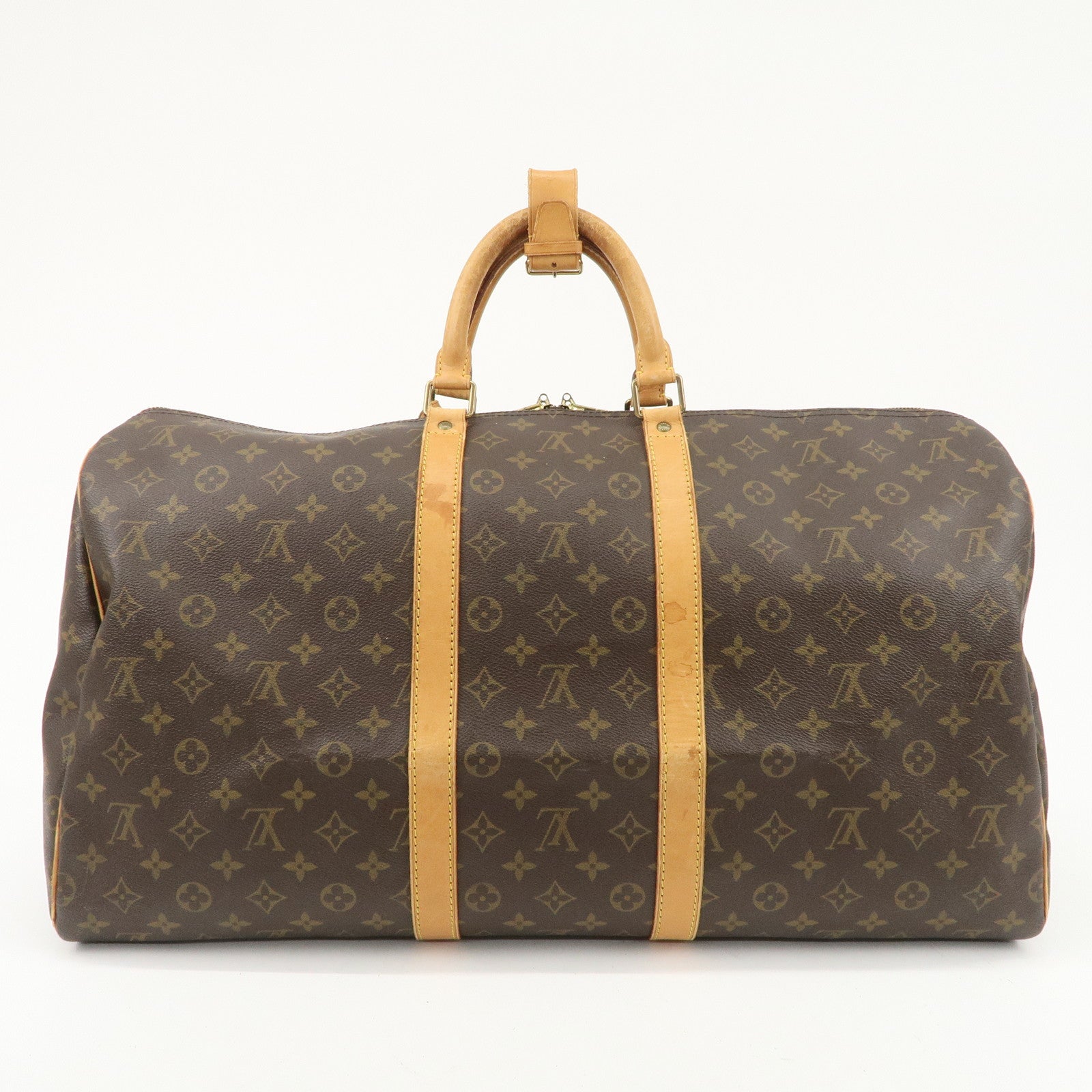Louis Vuitton Monogram Keep All 55 Boston Bag Travel Bag M41424 Used