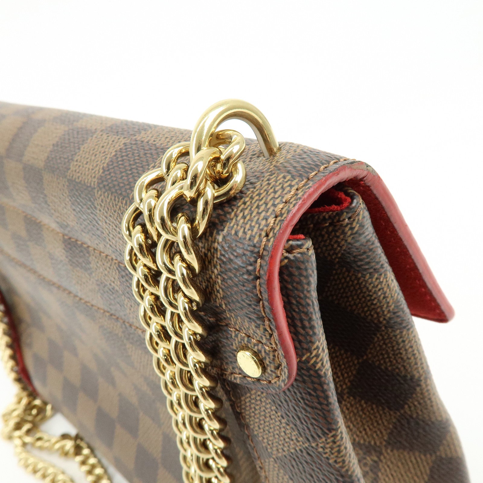 Louis Vuitton Damier Ebene Kaisa Clutch Chain Shoulder Bag N41596