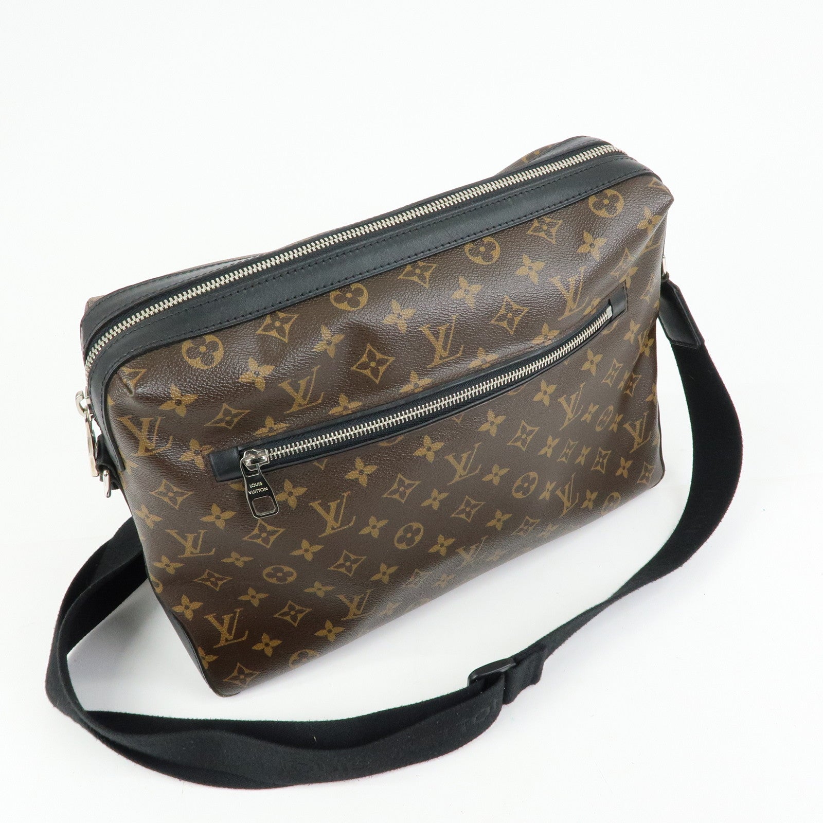 Louis Vuitton Monogram Macassar Torres Shoulder Bag Brown M40387