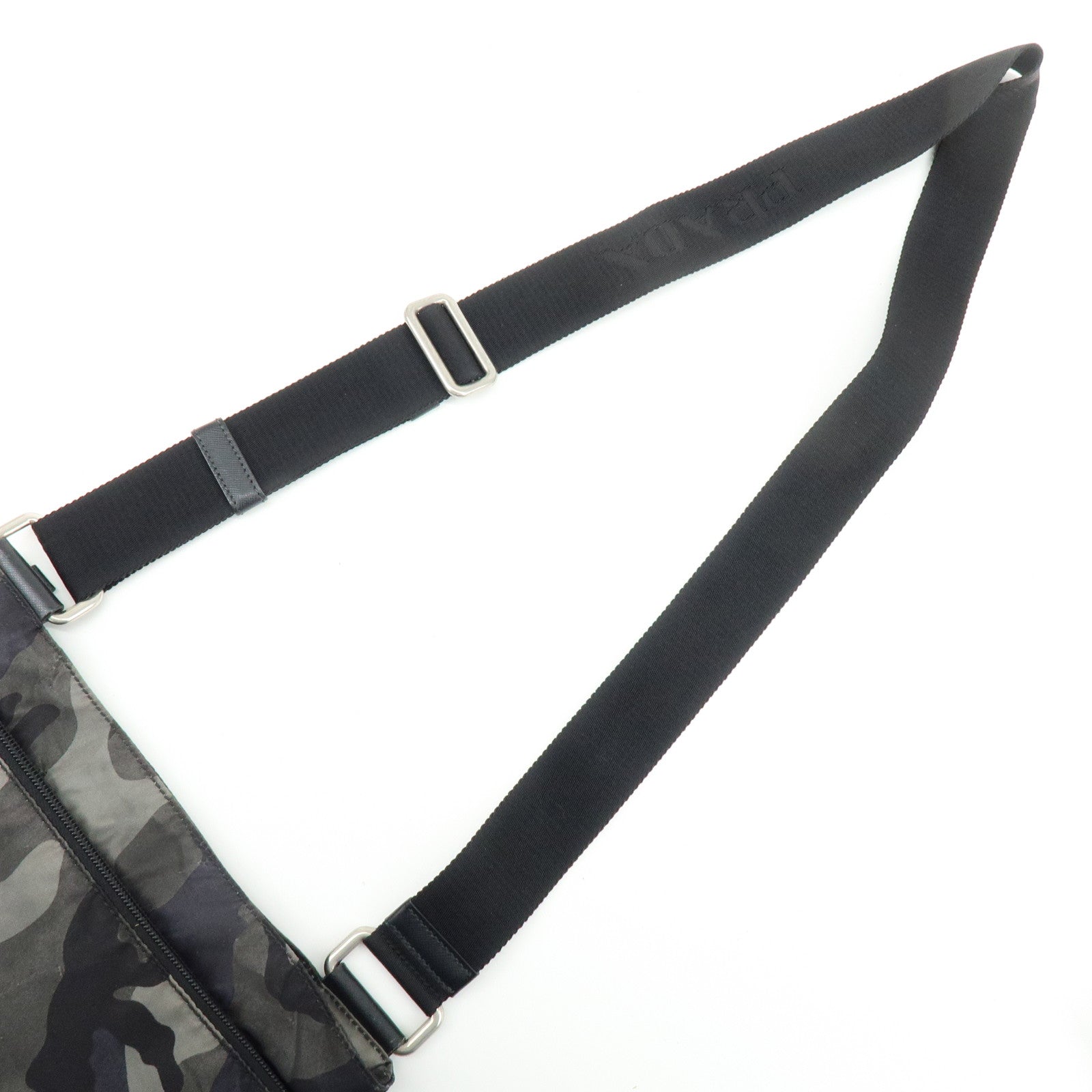 PRADA Triangle Logo Nylon Shoulder Bag Crossbody Bag Camouflage