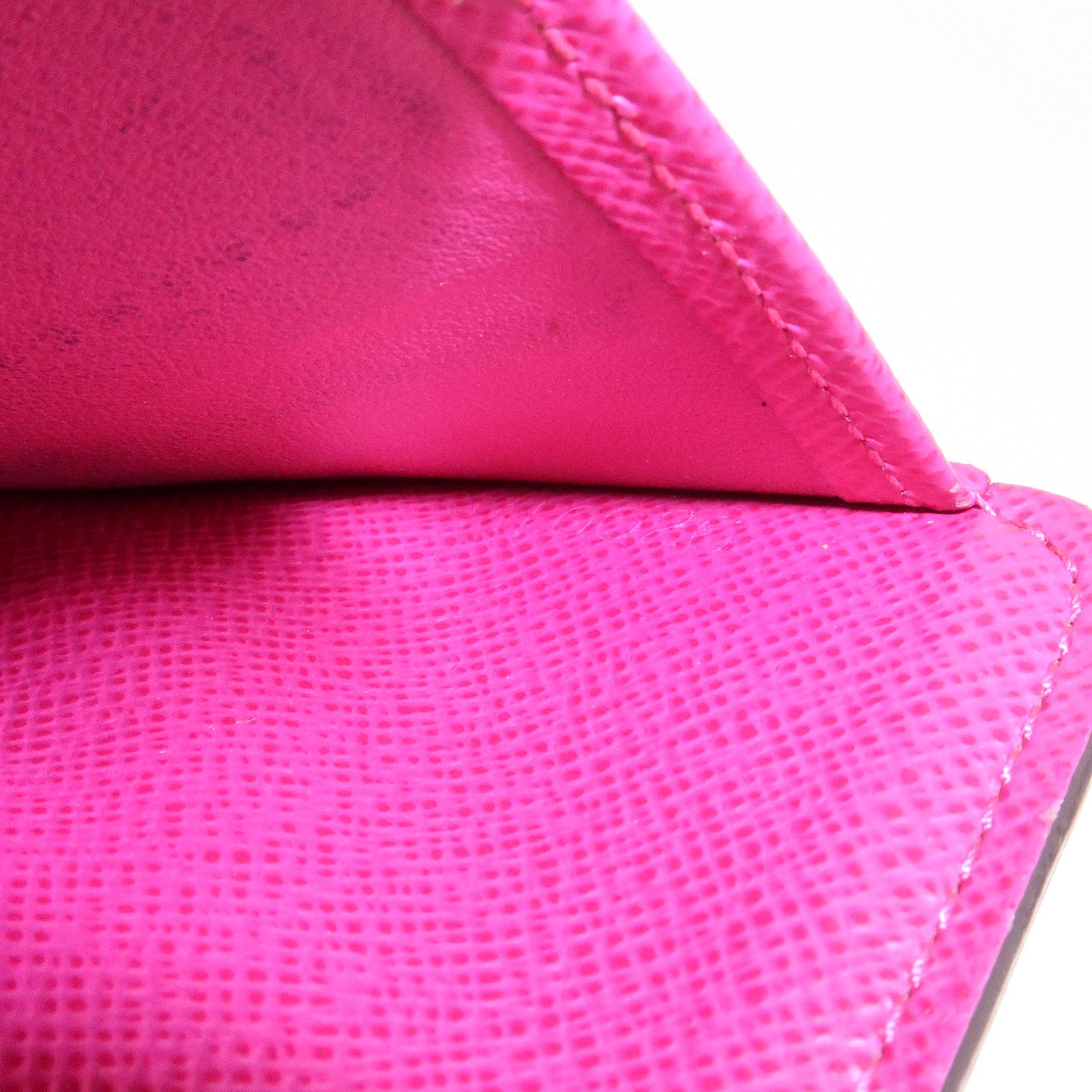 Louis Vuitton Monogram Perfor Compact Zip Fuchsia M95188 Used