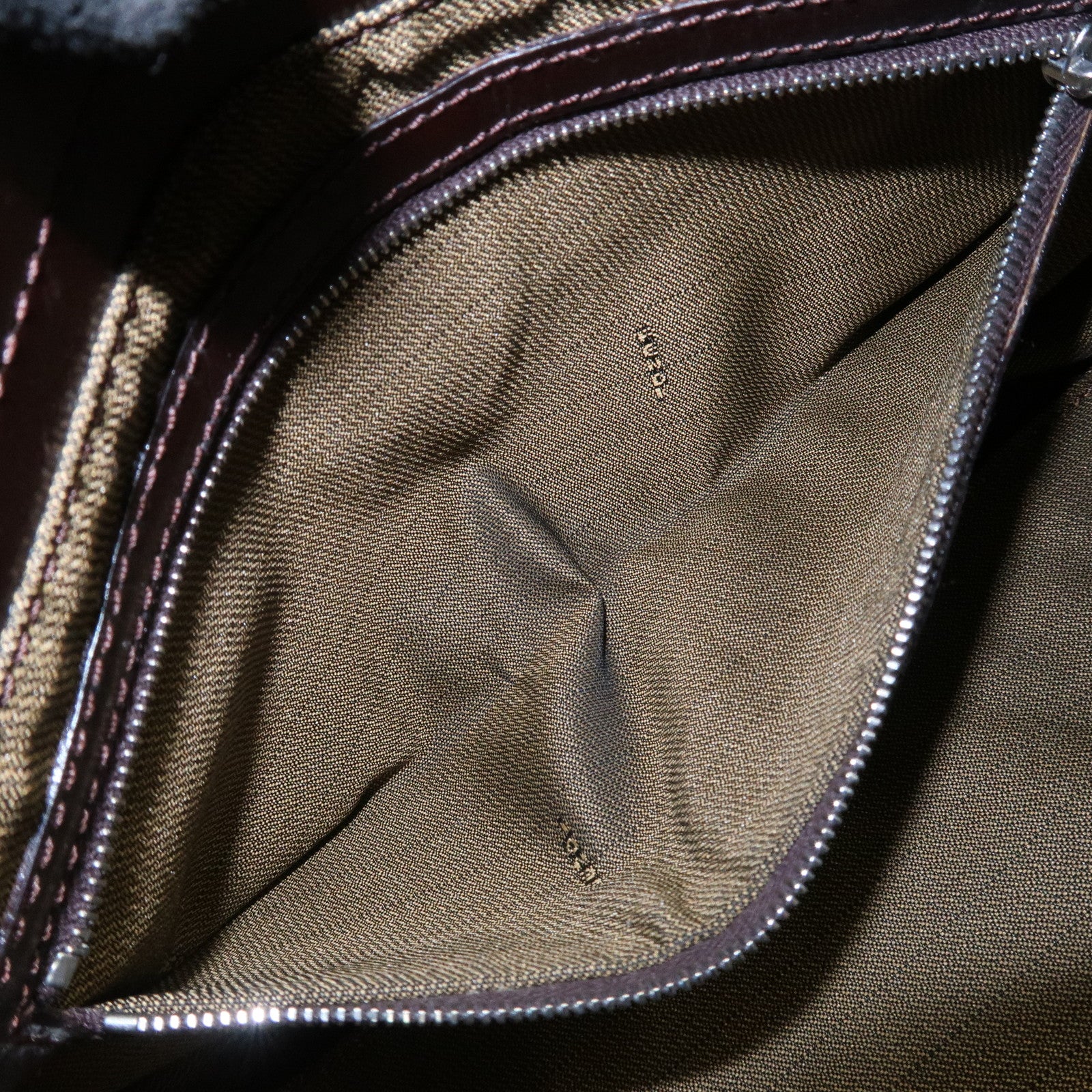 FENDI Zucca Canvas Leather Shoulder Bag Black Brown 21452656609