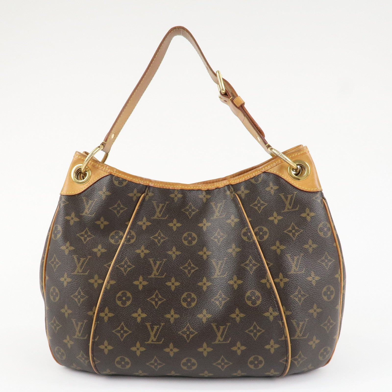 Louis Vuitton Monogram Galliera PM Shoulder Bag Brown M56382 Used
