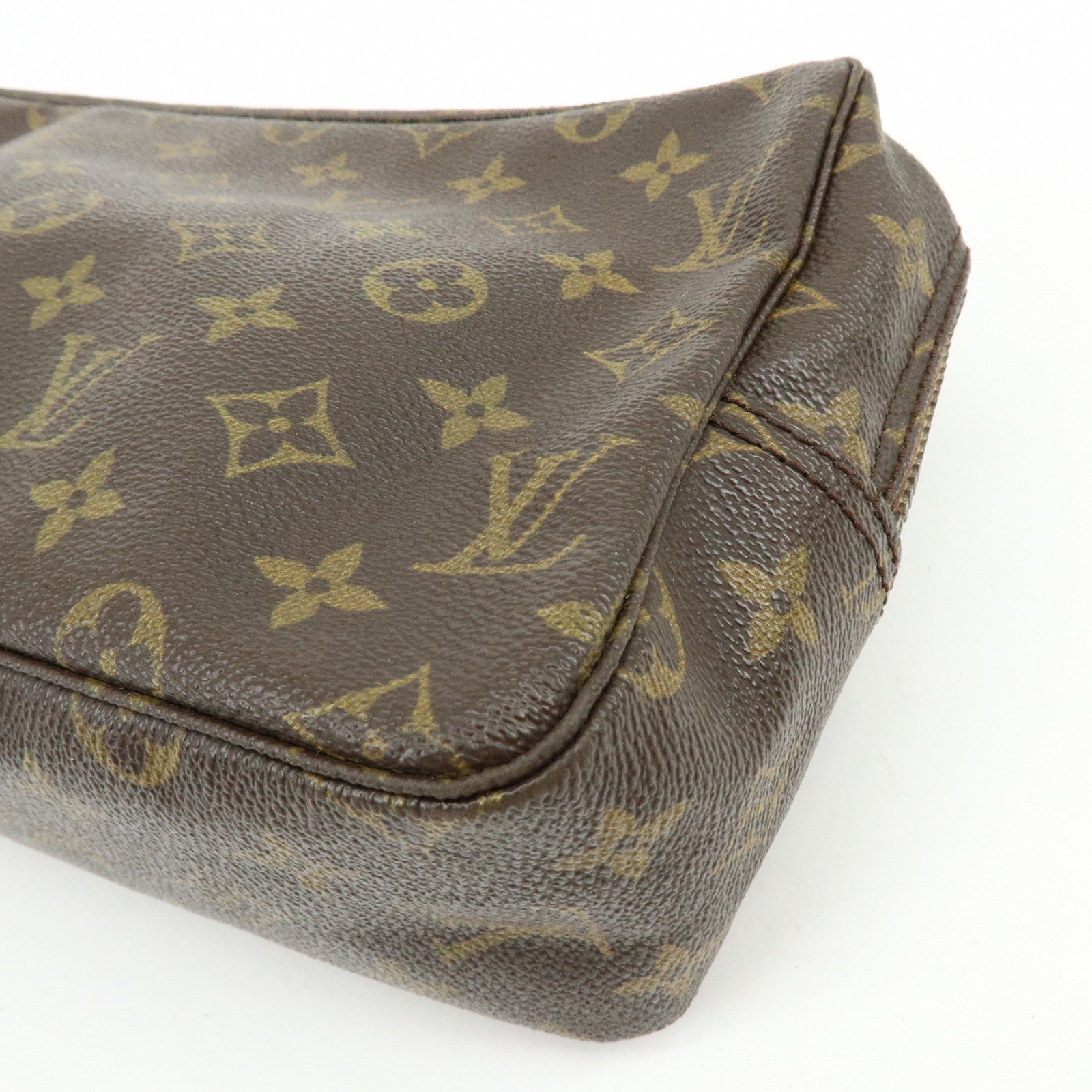 Louis Vuitton Monogram Trousse Toilette 28 Pouch Brown M47522