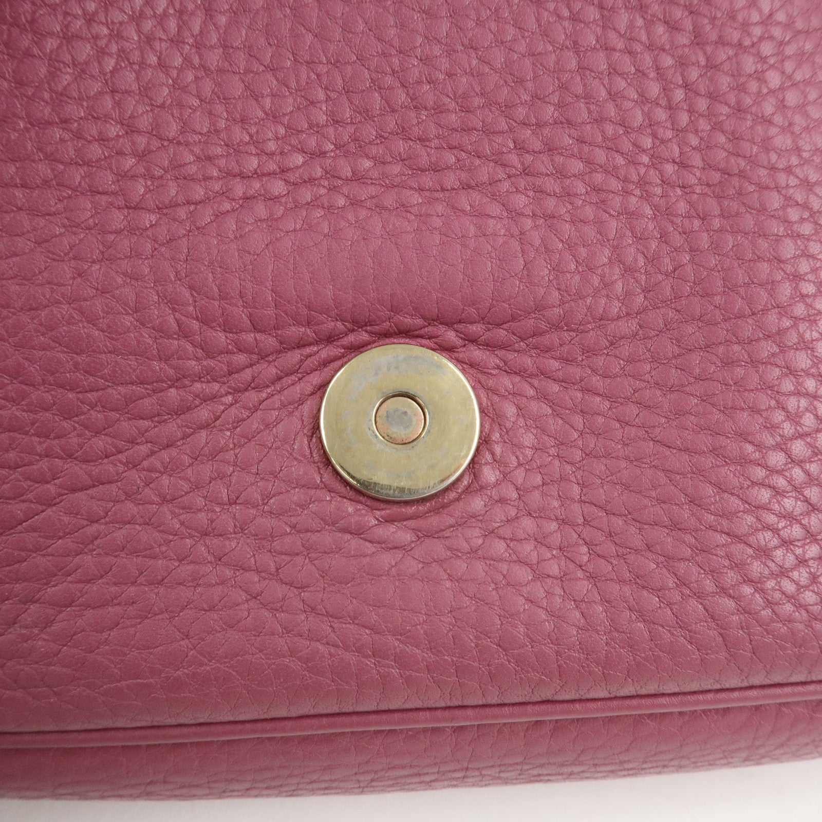 GUCCI SOHO Leather Chain Shoulder Bag Purse Purple 336752