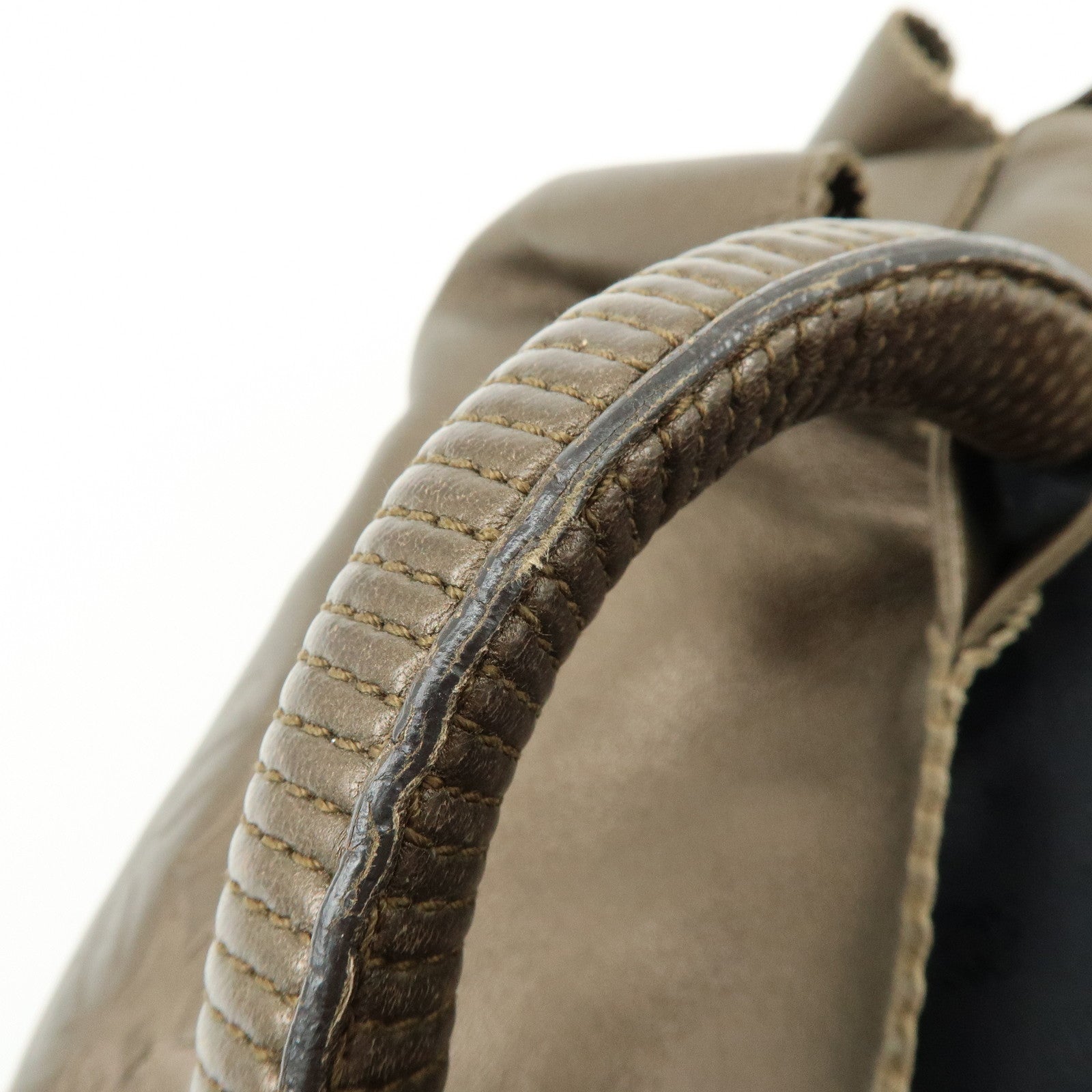 LOEWE Anagram Nappa Aire Nappa Leather Hand Bag Brown