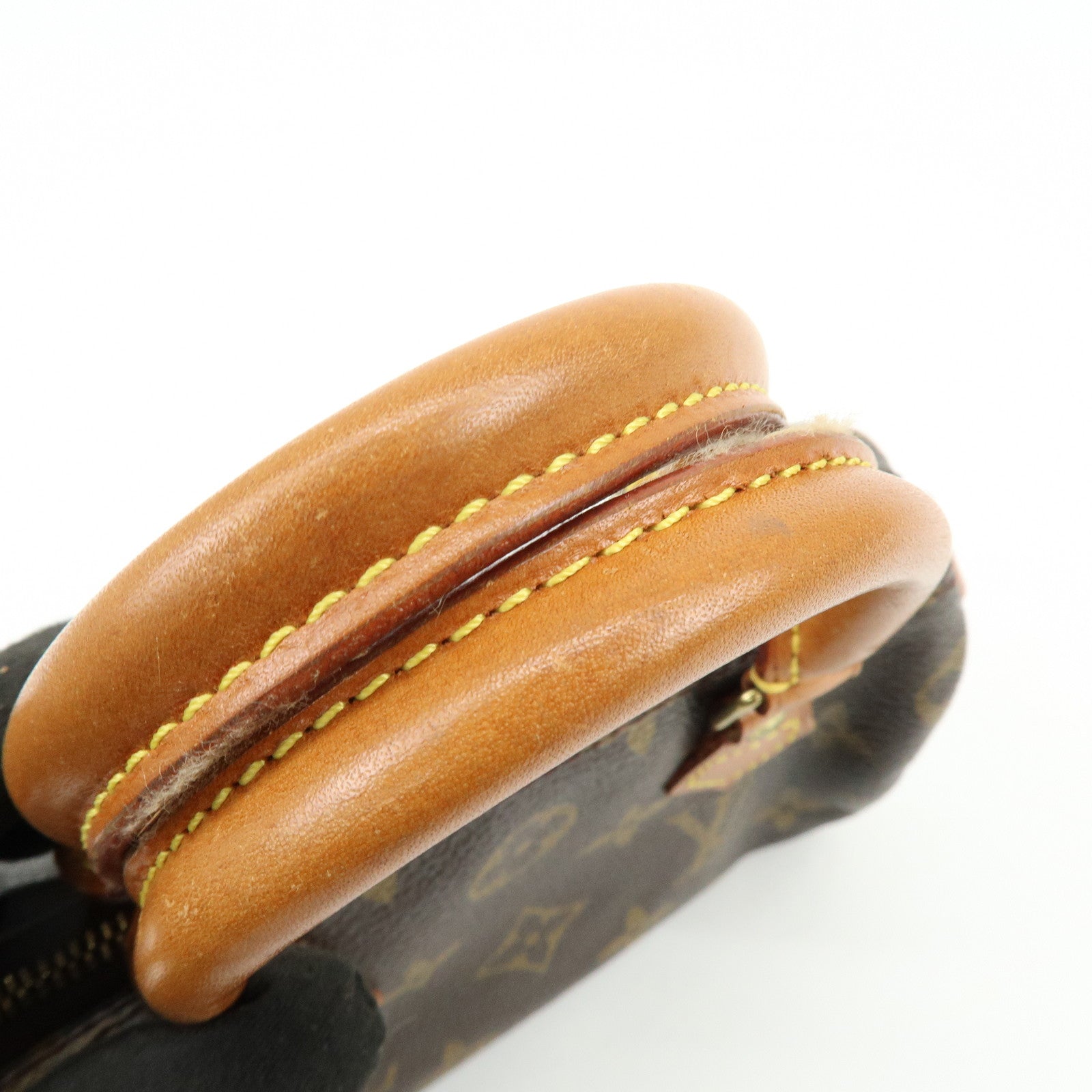 Louis Vuitton Monogram Mini Speedy Hand Bag ＆ Strap Brown M41534