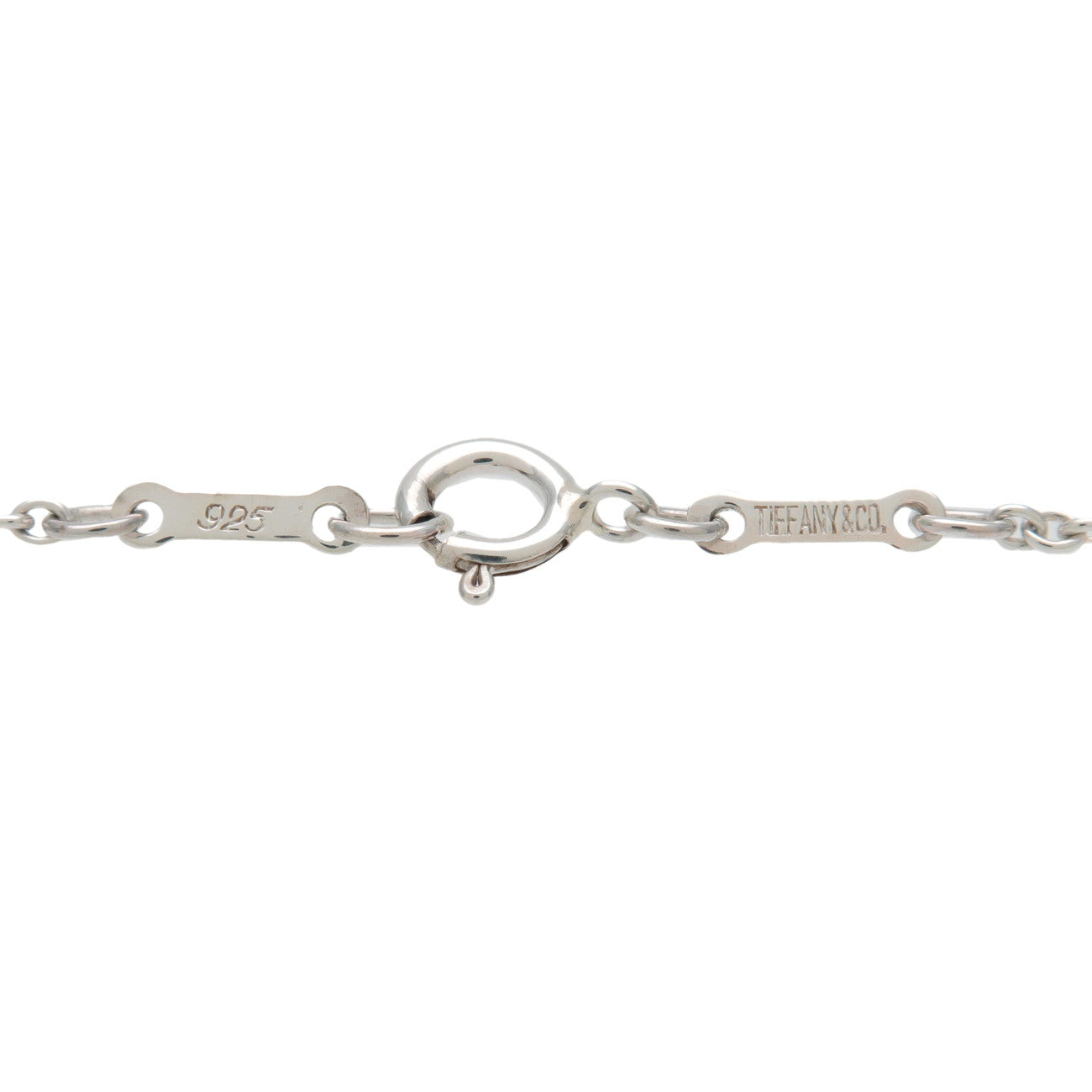 Tiffany & Co Open Heart Necklace 22mm SV925 Silver