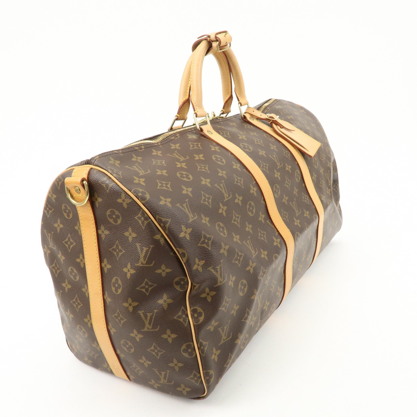 Louis Vuitton Monogram Keep All Bandouliere 55 Boston Bag M41414 Used