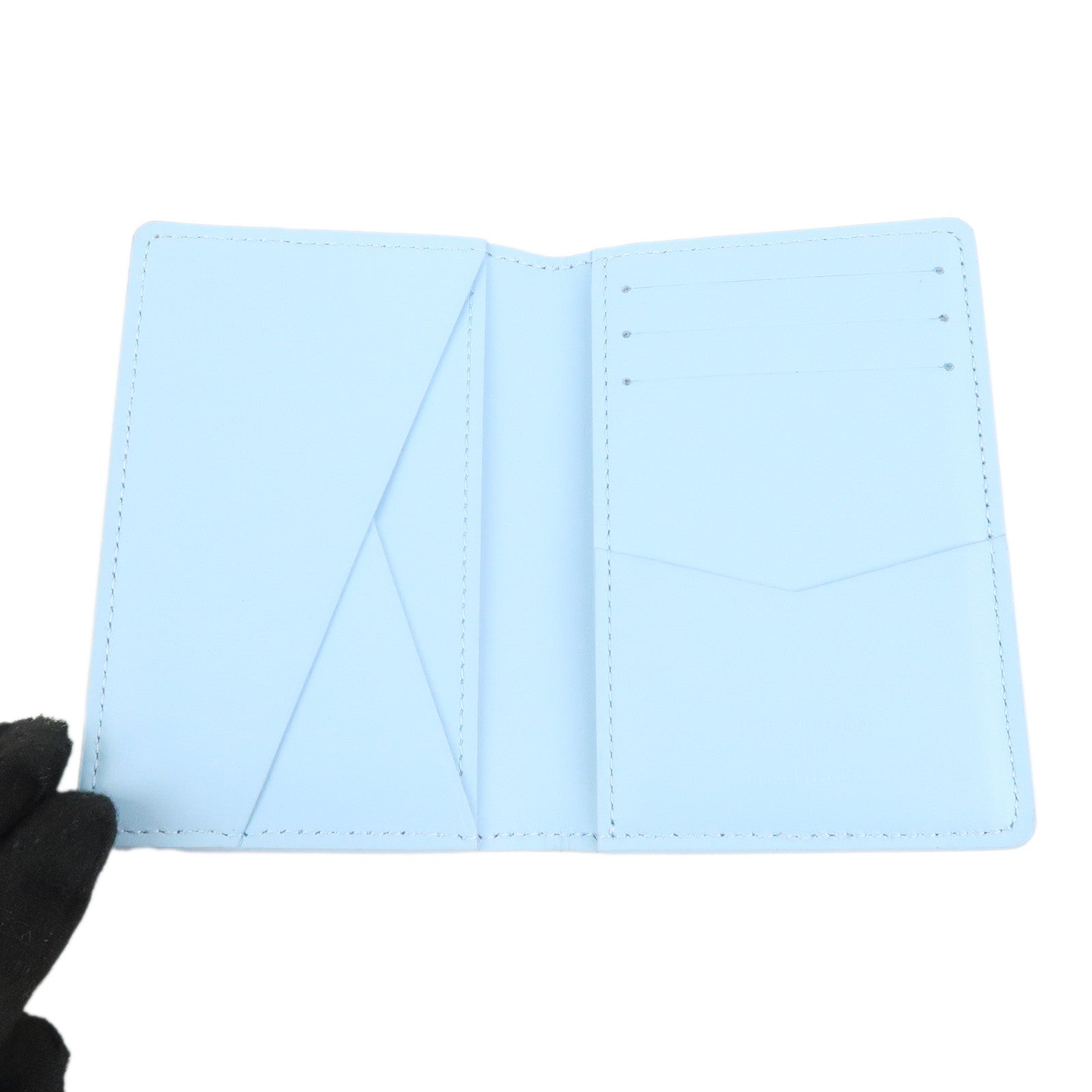 Louis Vuitton Epi XL Organizer de Poche Card Case Sky Blue M83433