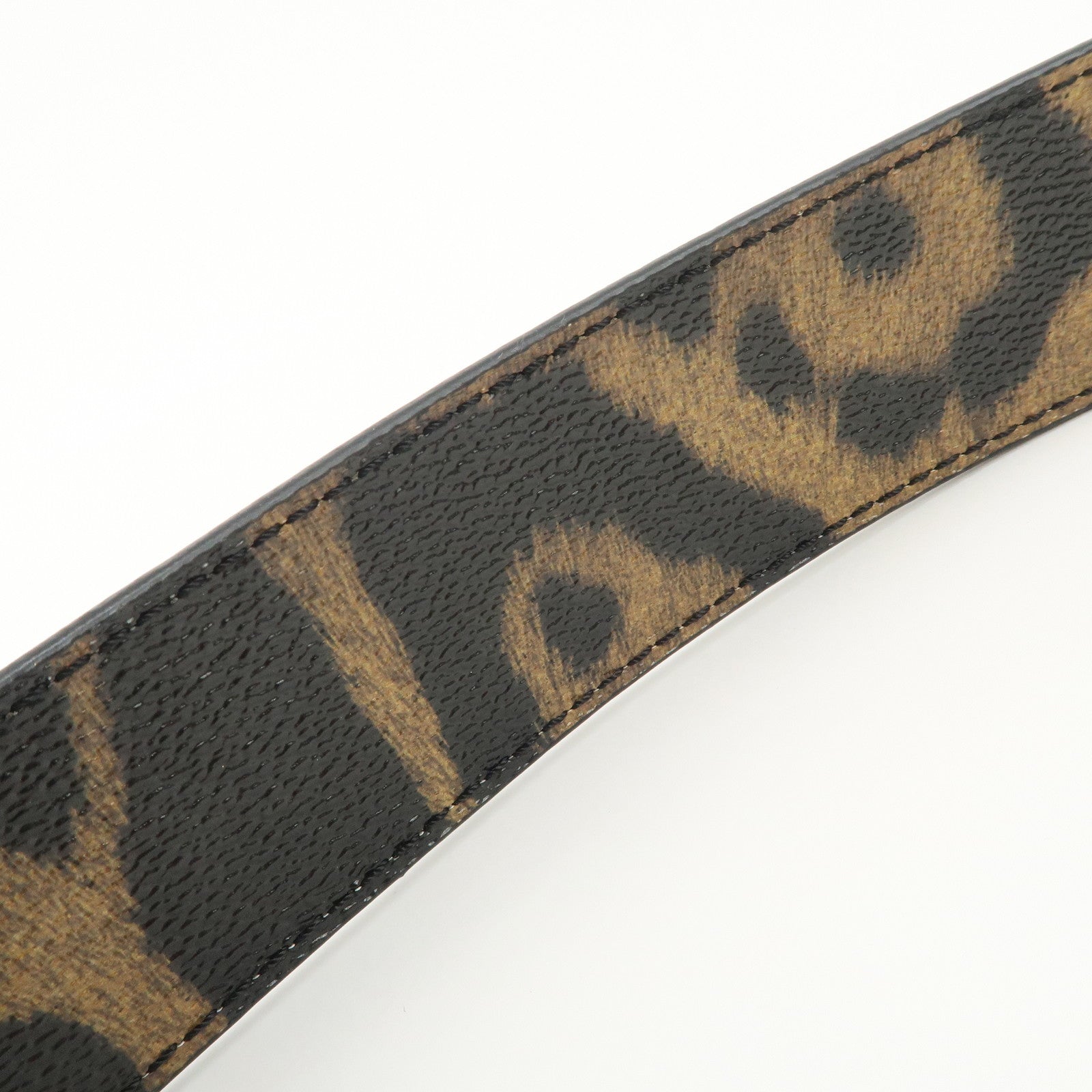 Louis Vuitton Monogram Canvas Shoulder Strap Leopard Brown J02290