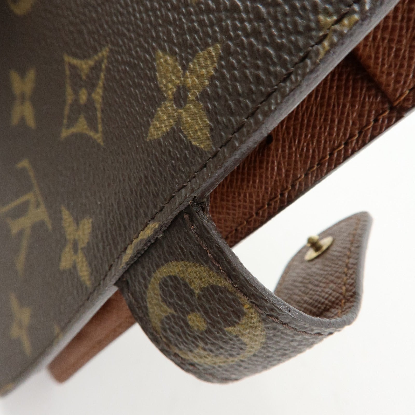 Louis Vuitton Monogram Agenda MM Planner Cover Brown R20105