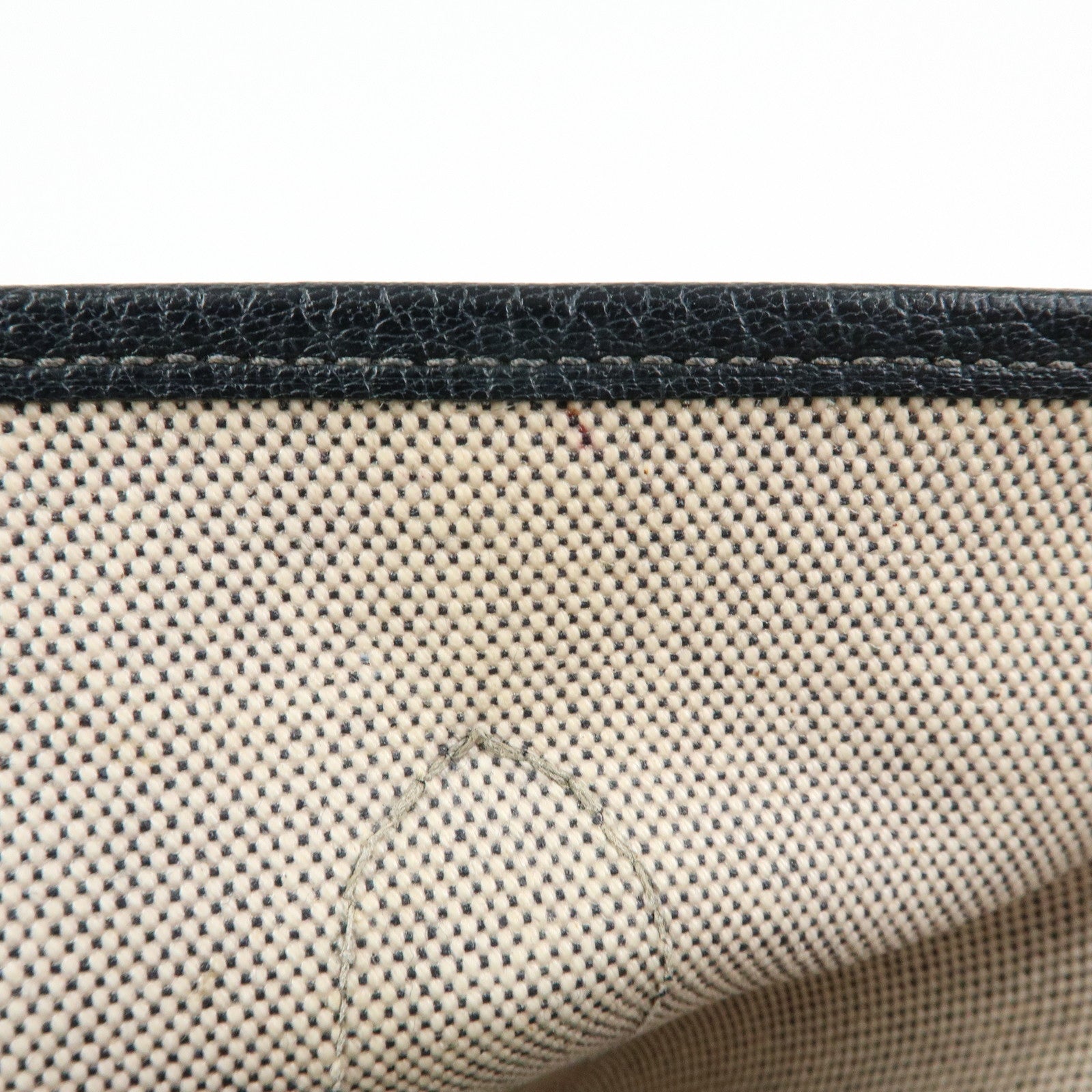 HERMES Toile Ash Negonda Garden Party PM □J Stamped Tote Bag Beige