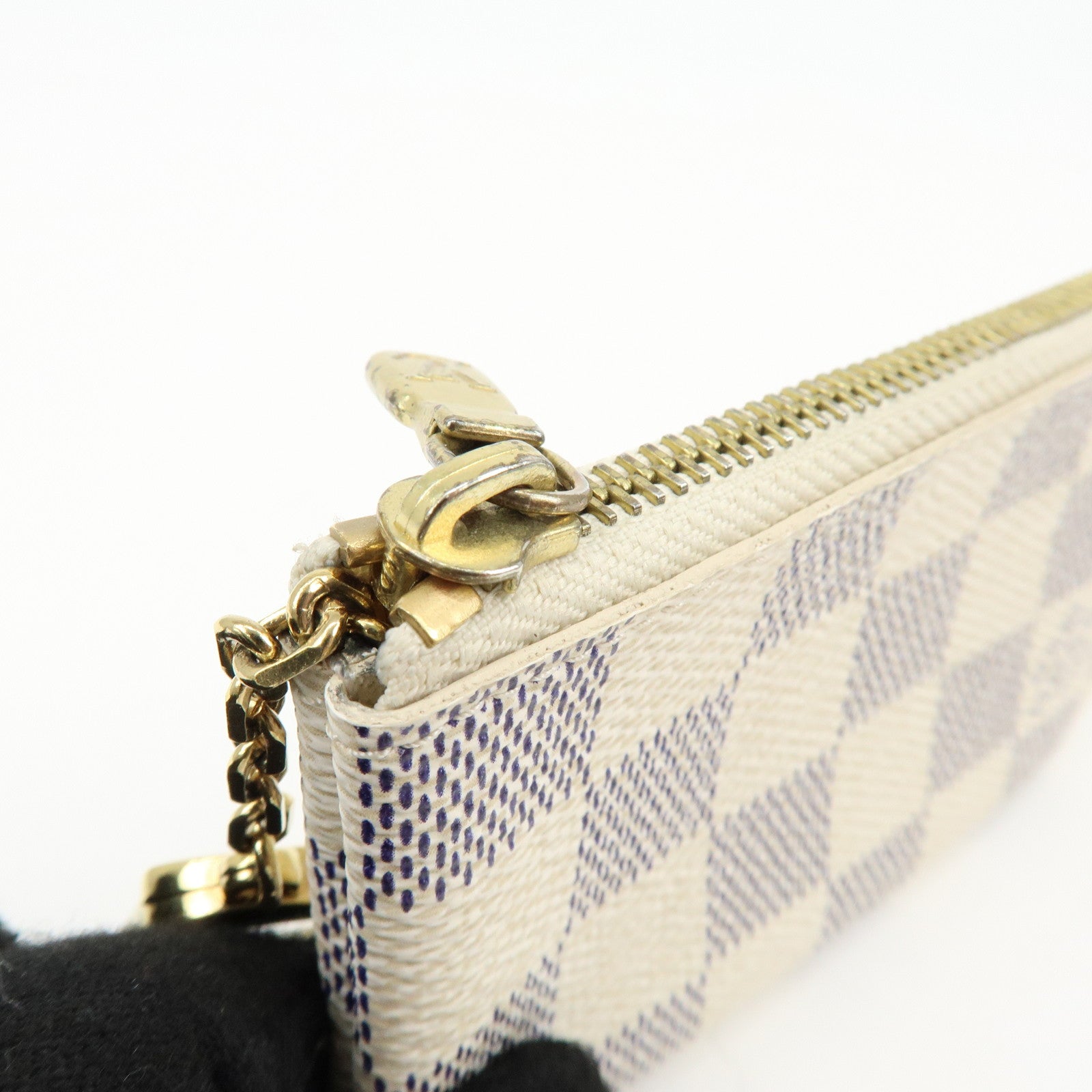 Louis Vuitton Damier Azur Pochette Cles Coin Case N62659