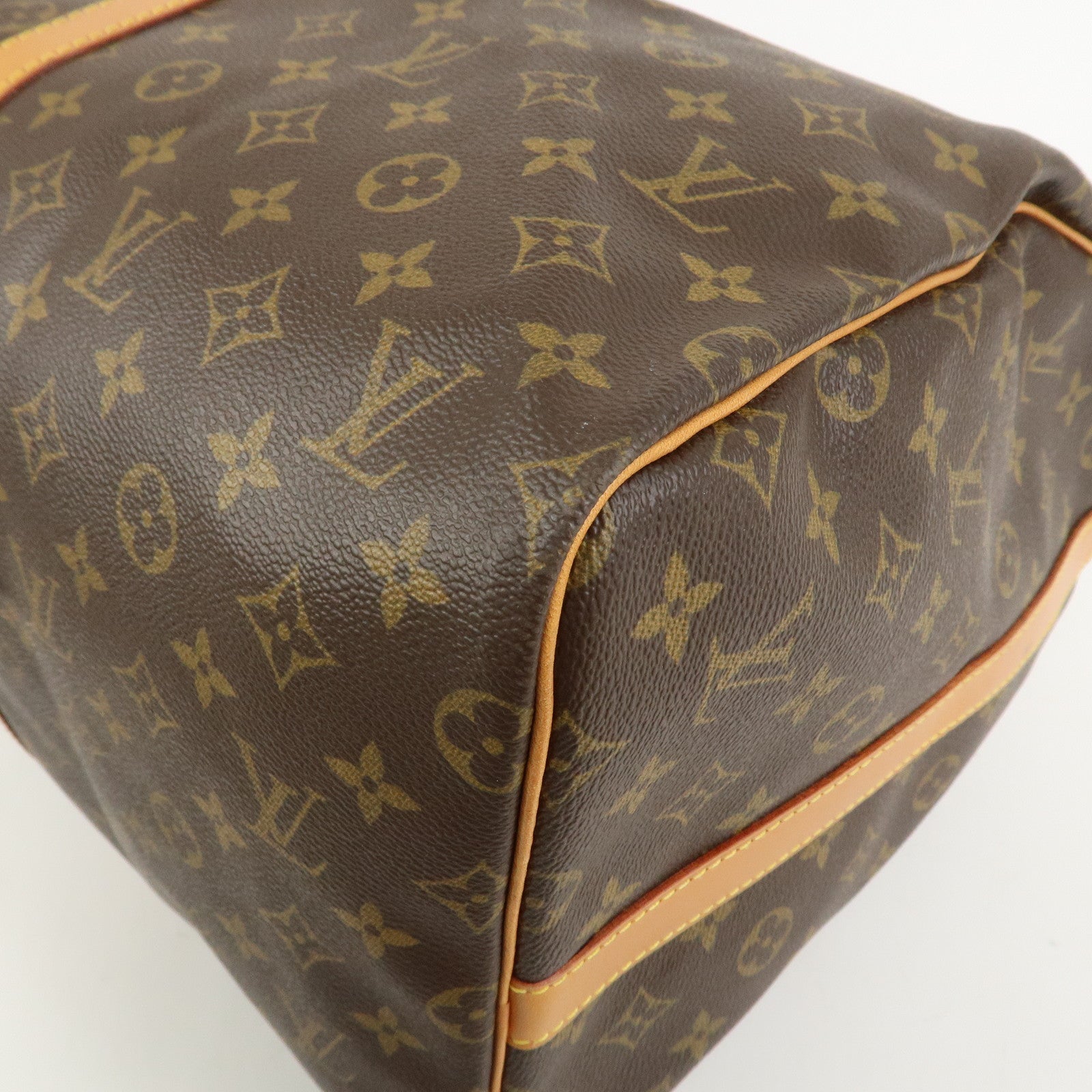 Louis Vuitton Monogram Keep All Bandouliere 55 Boston Bag M41414