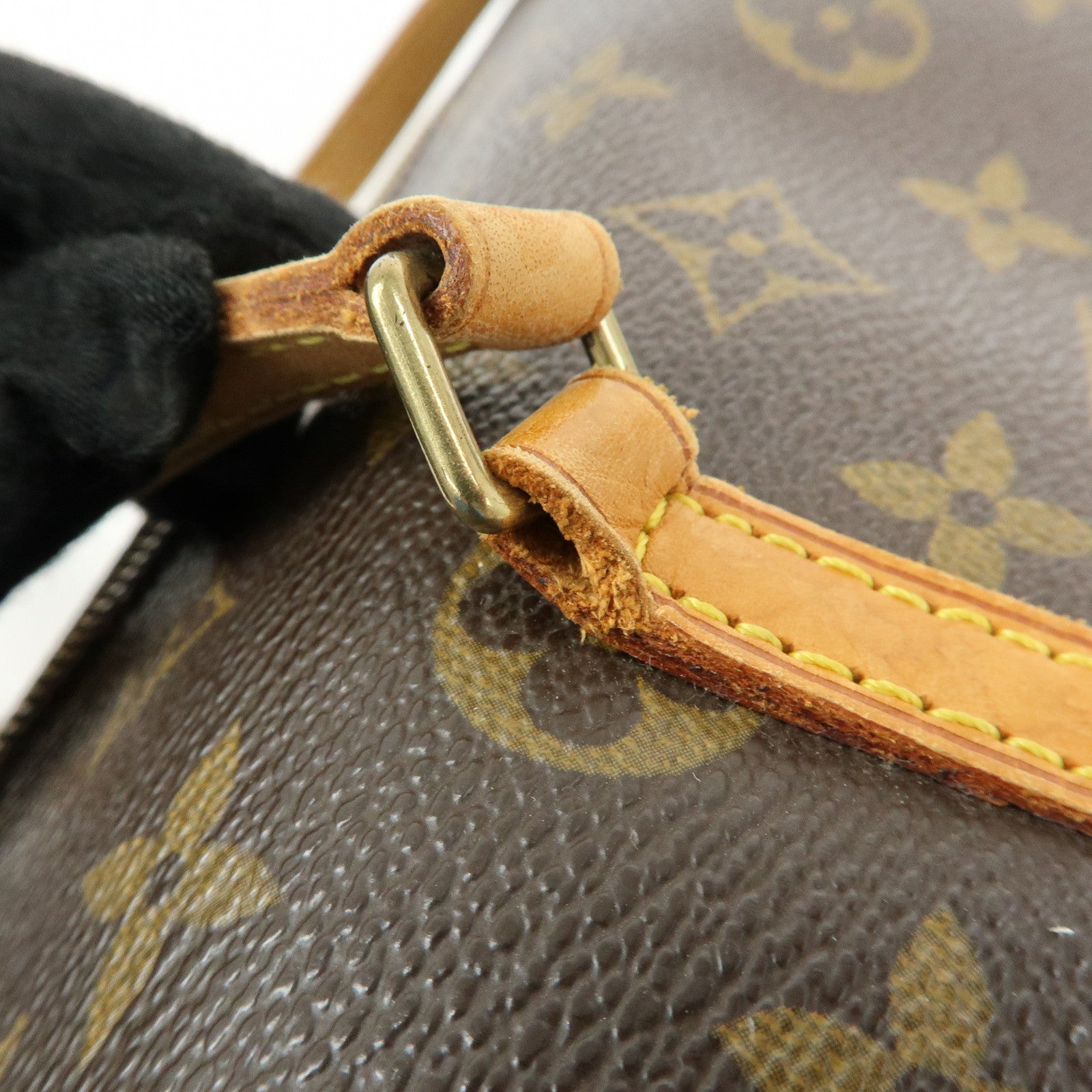 Louis Vuitton Monogram Papillon 30 Hand Bag Brown M51385