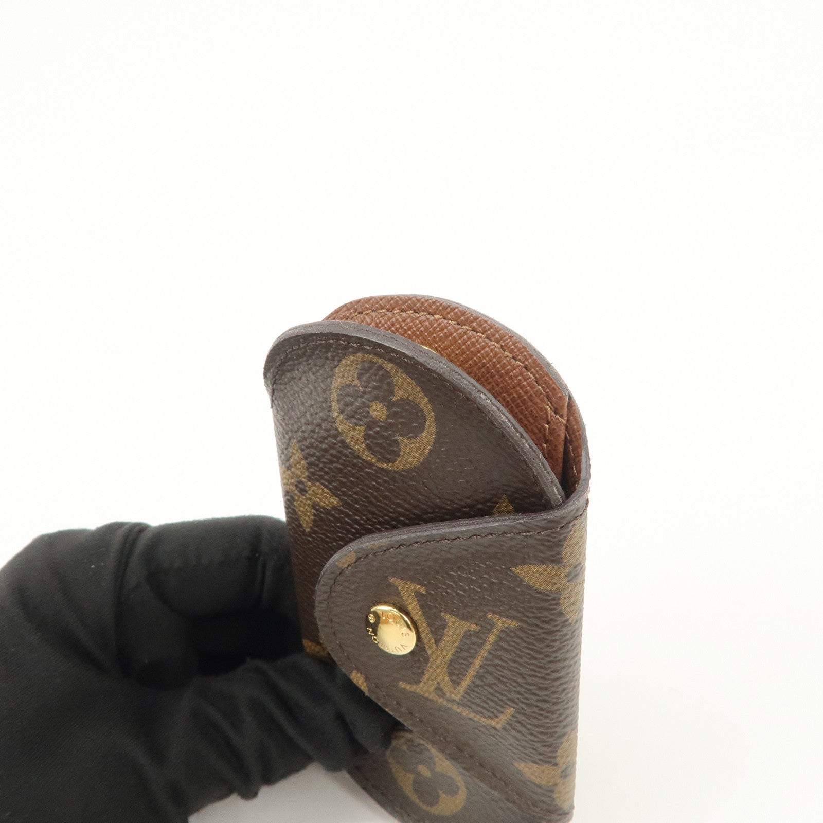 Louis Vuitton Monogram Multicles Rond PM Key Case Brown M60115