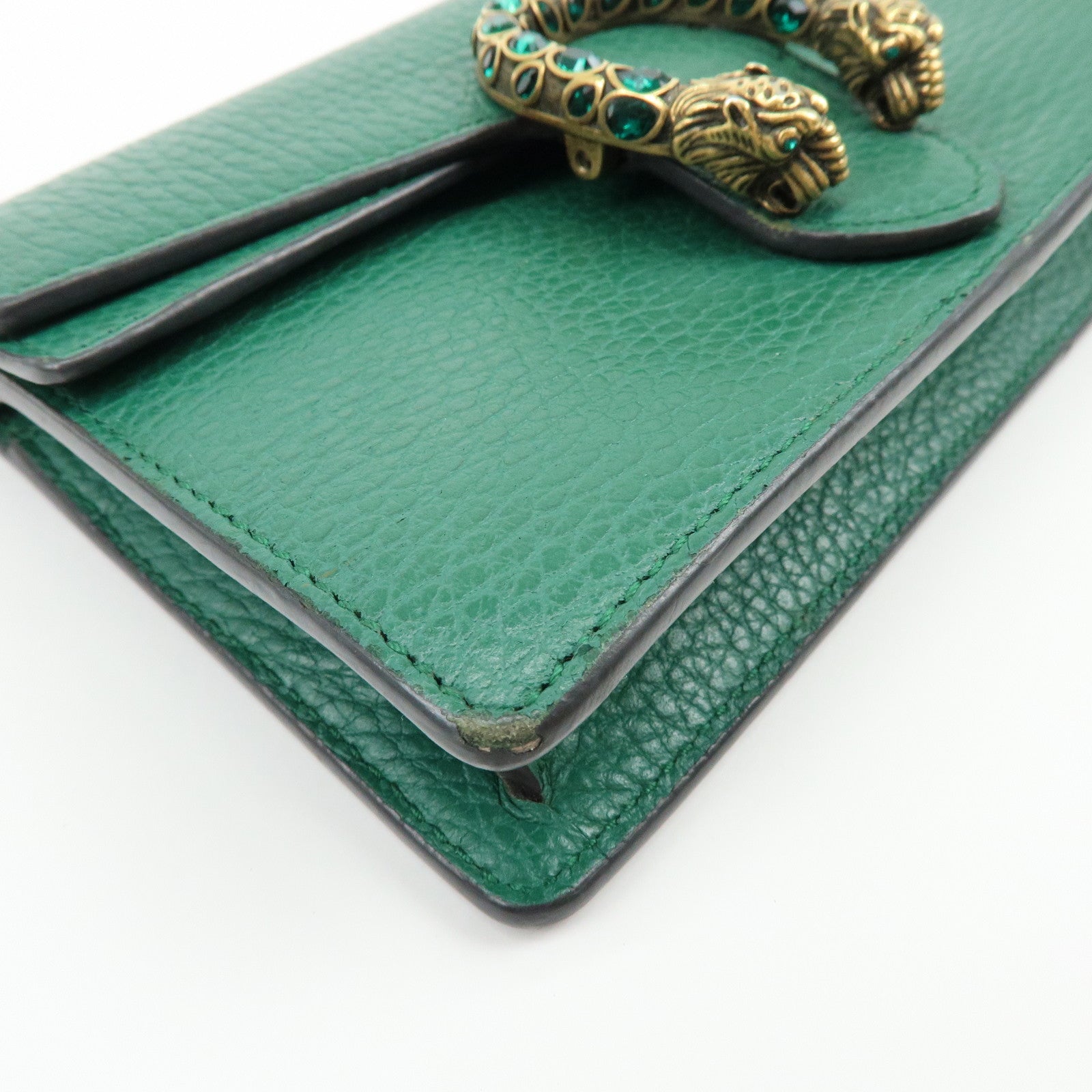 GUCCI Dionysus Super Mini Bag Leather Chain Shoulder Bag 476432