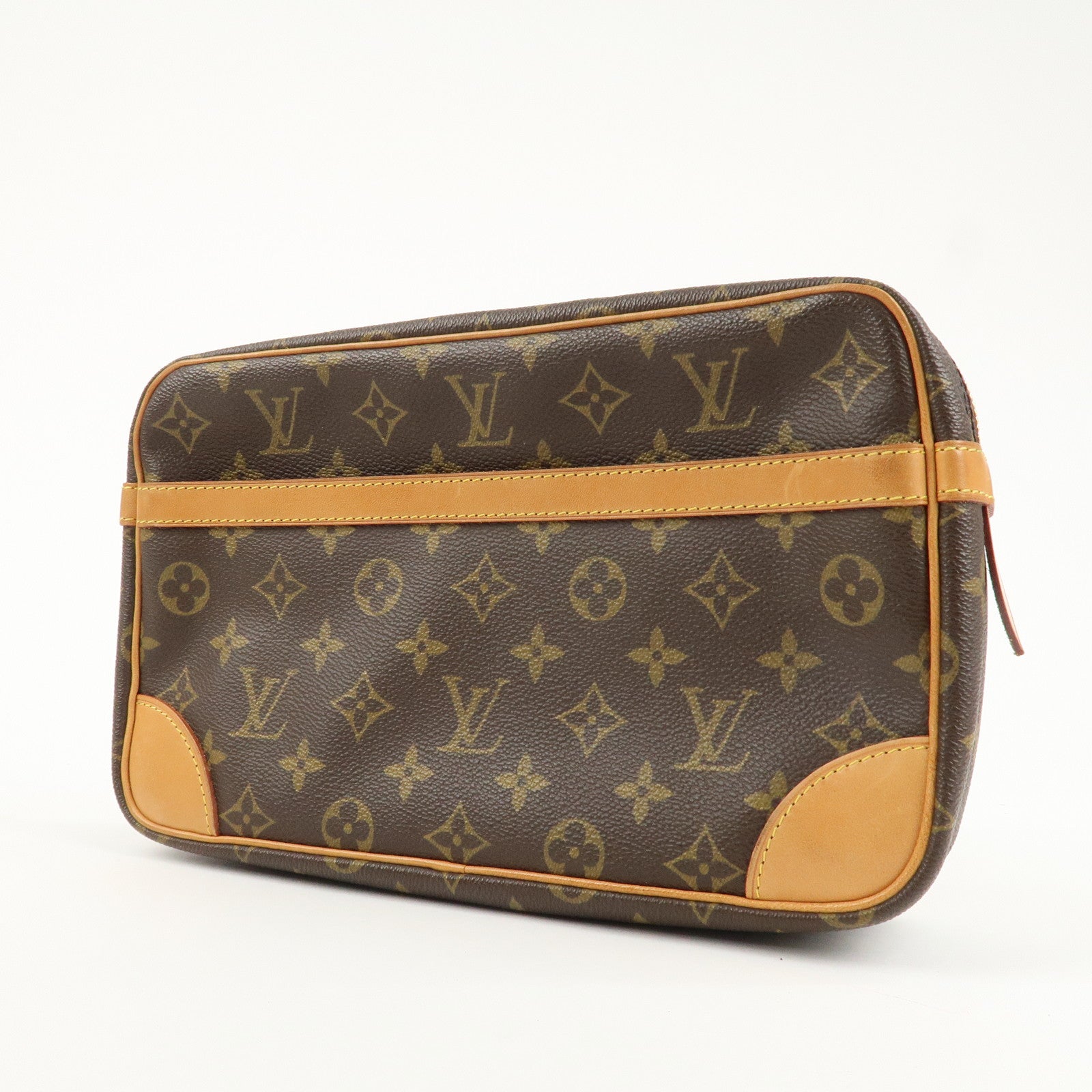 Louis Vuitton Monogram Compiegne 28 Pouch Clutch Bag M51845 Used
