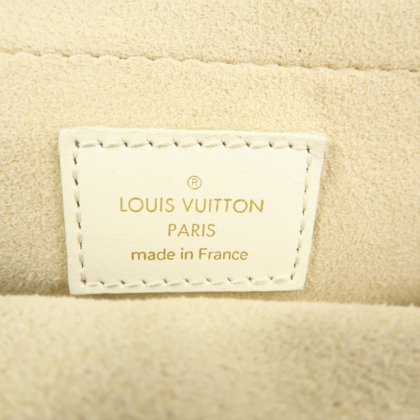 Louis Vuitton Monogram Mini Lin Trapeze PM Canvas Hand Bag M40062