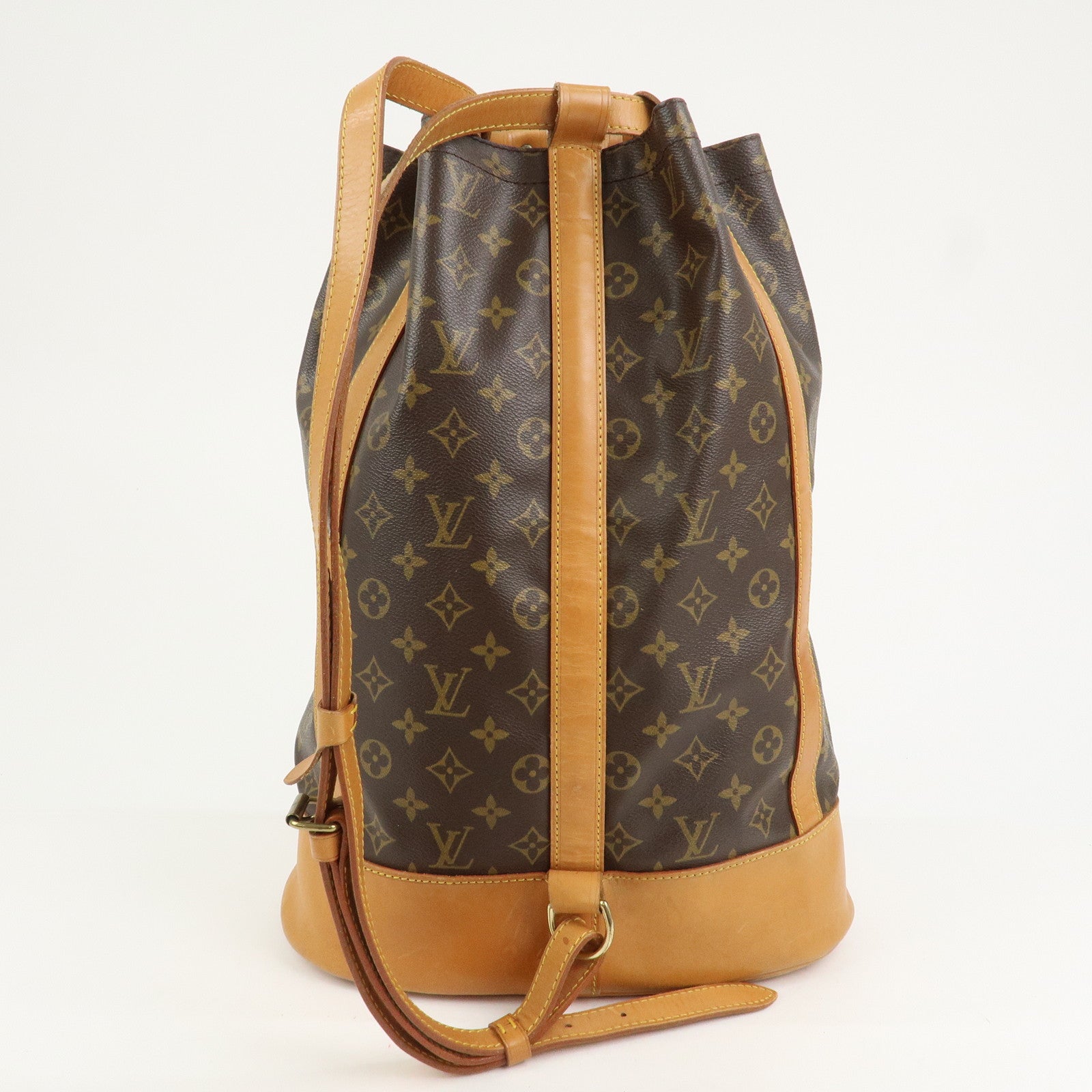 Louis Vuitton Monogram Randonnee GM Shoulder Bag Brown M42244