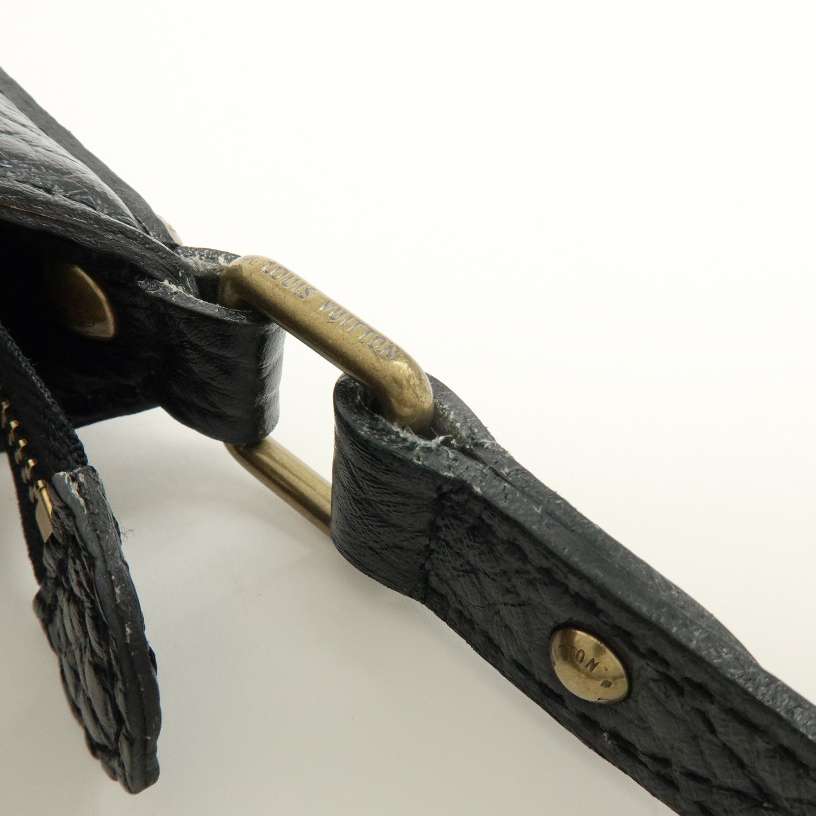 Louis Vuitton Monogram Denim Slightly Shoulder Bag Noir M95835