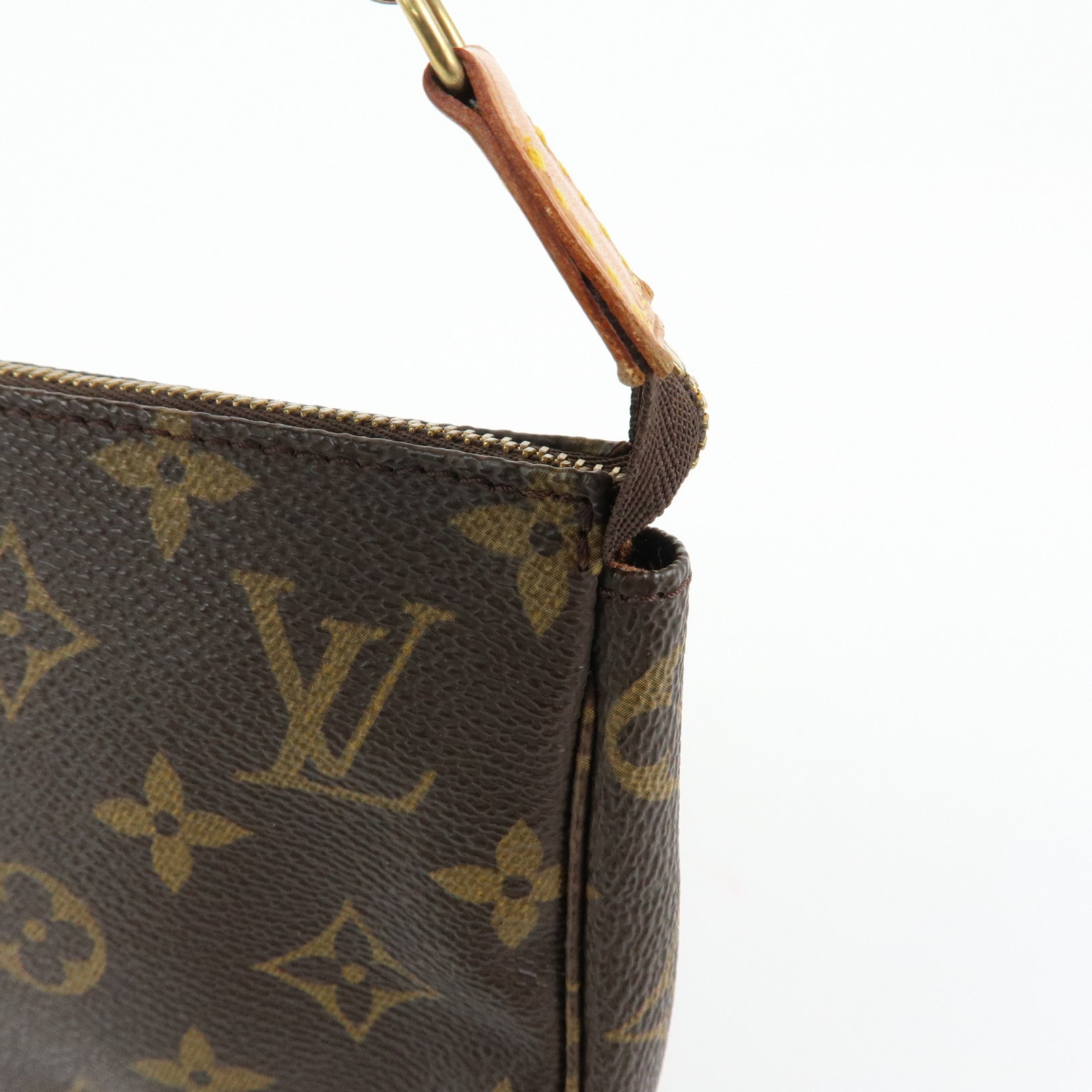 Louis Vuitton Monogram Pochette Accessoires Pouch Hand Bag M51980
