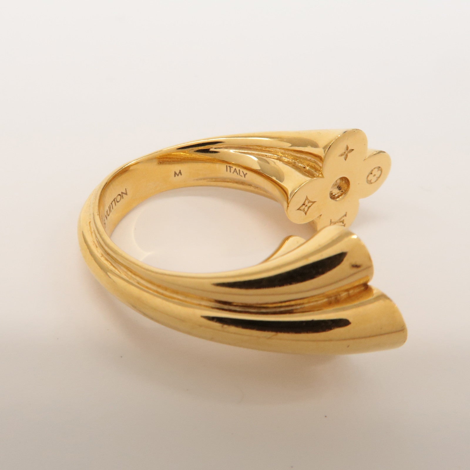 Louis Vuitton Bague First Flower Ring Metal Gold M64884