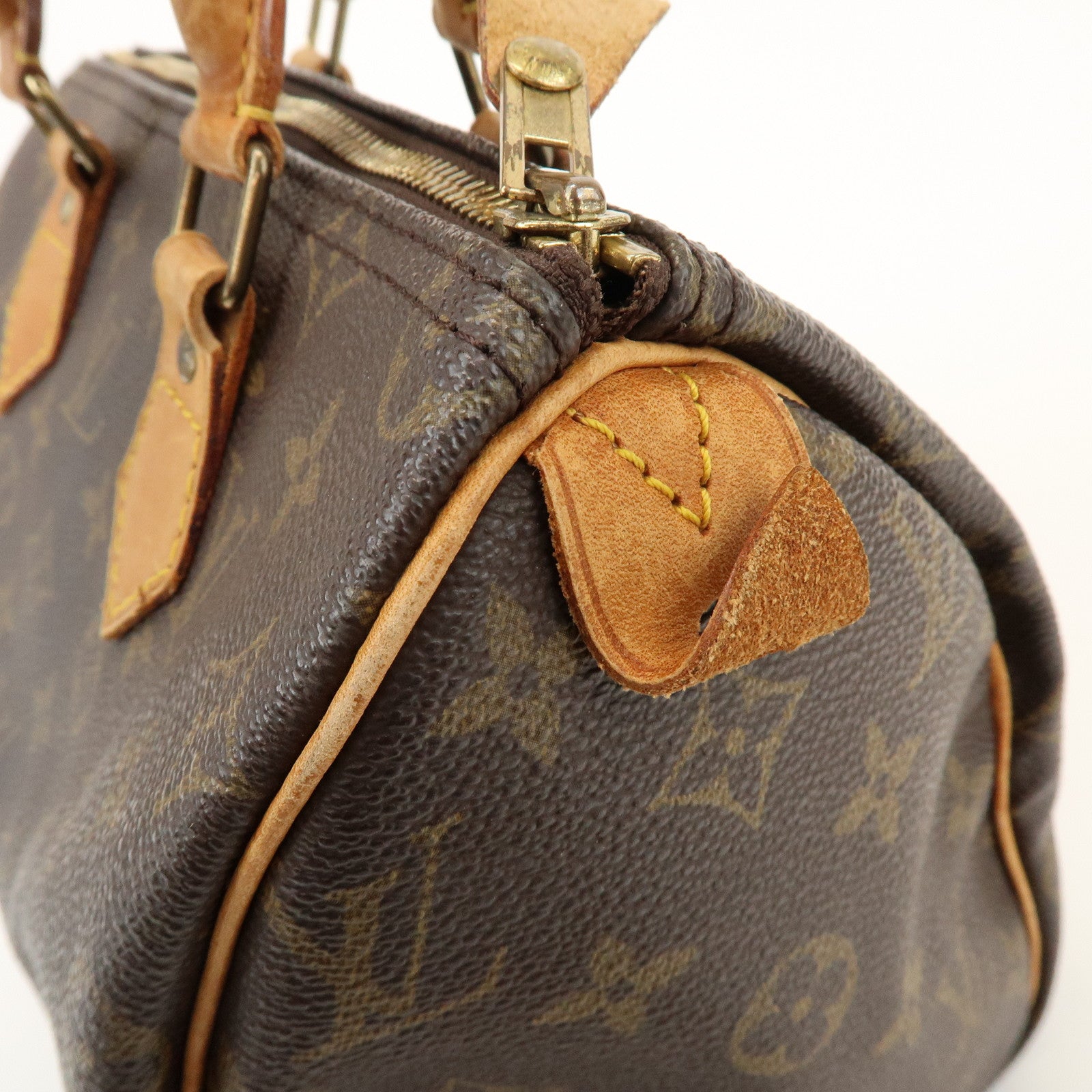 Louis Vuitton Monogram Speedy 25 Boston Bag Hand Bag Brown M41528