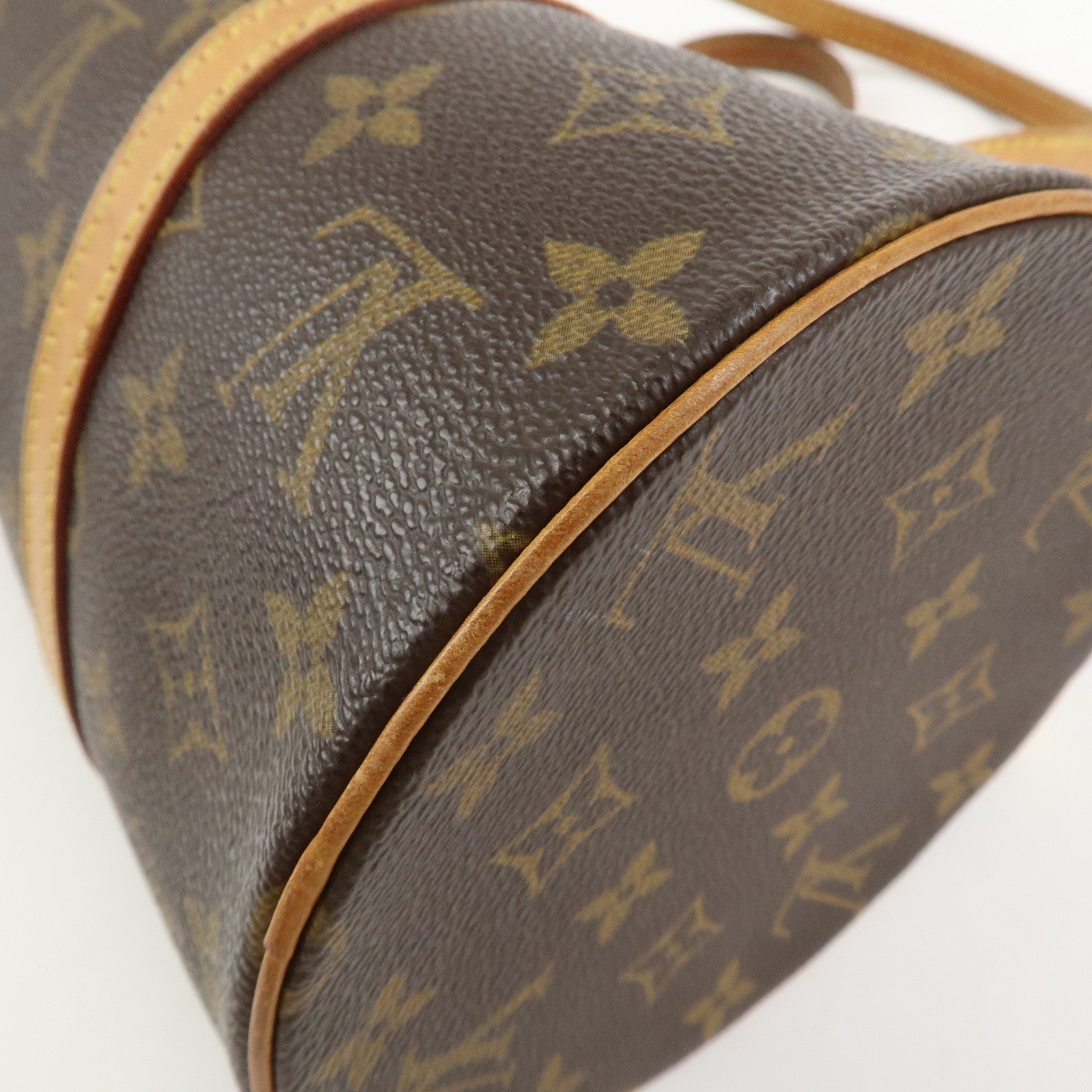 Louis Vuitton Monogram Papillon 30 Hand Bag Brown M51385