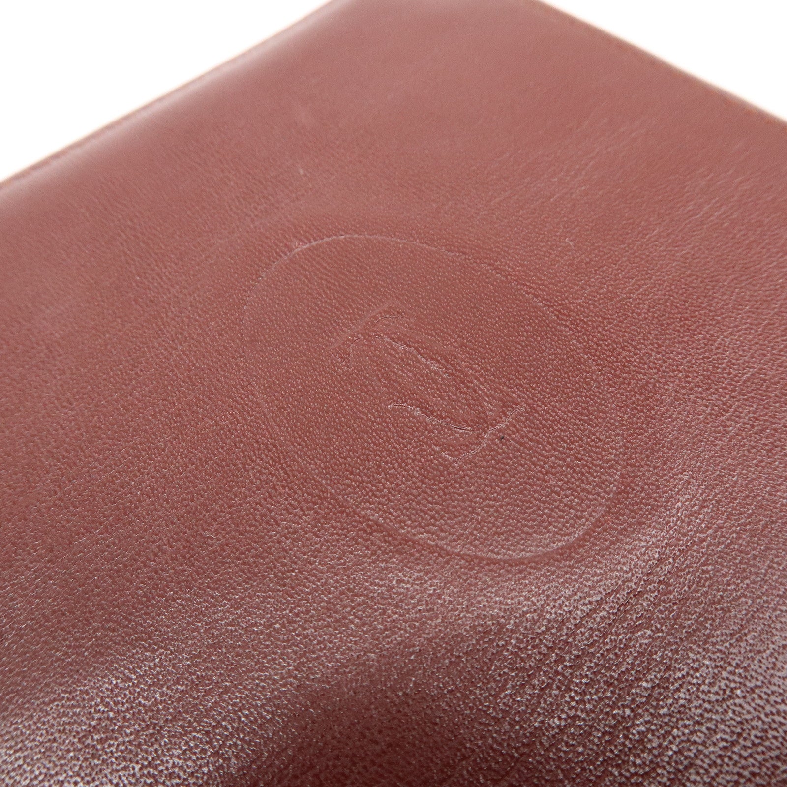 Cartier Must de Cartier Set of 2 Leather Compact Wallet Bordeaux