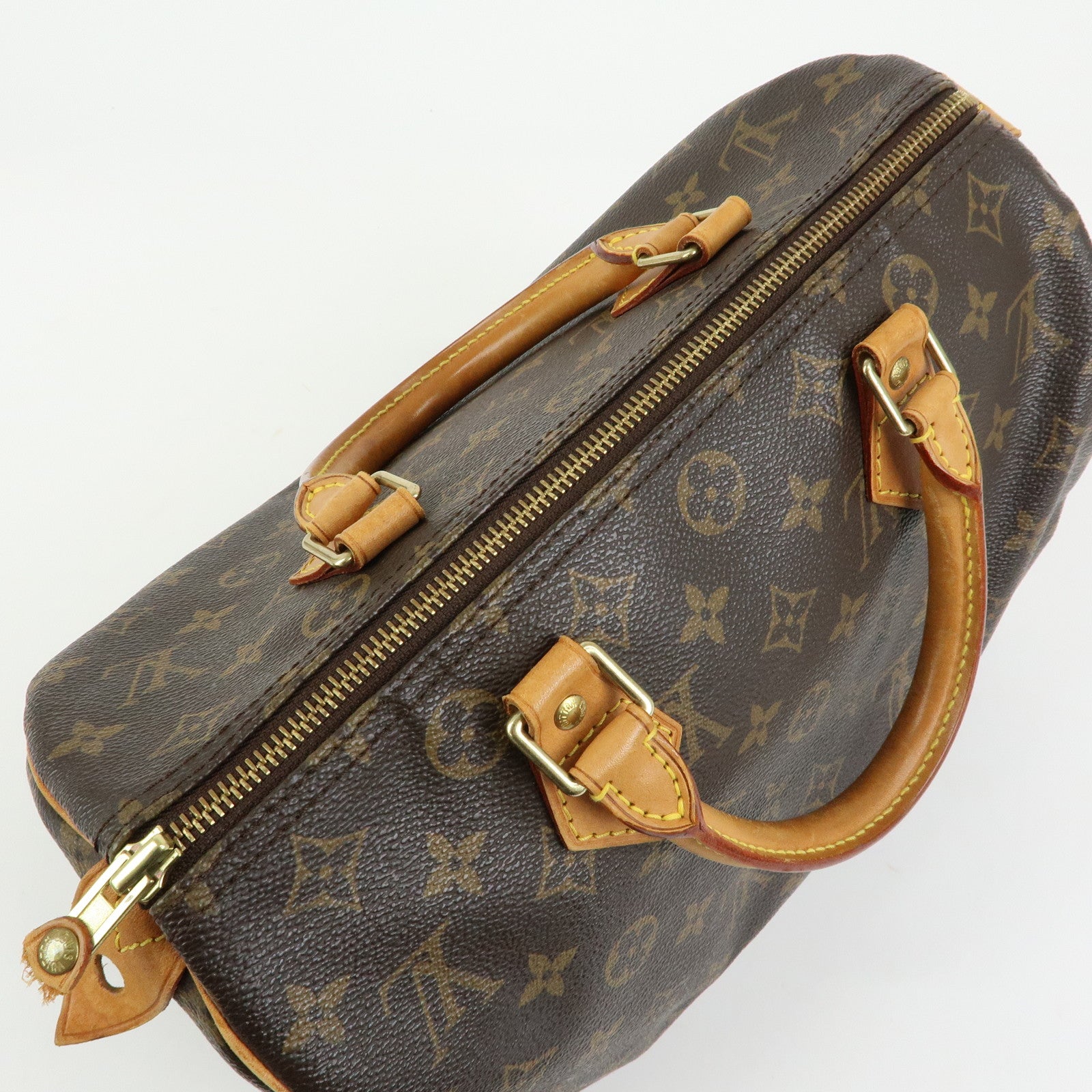 Louis Vuitton Monogram Speedy 30 Boston Bag Hand Bag Brown M41526