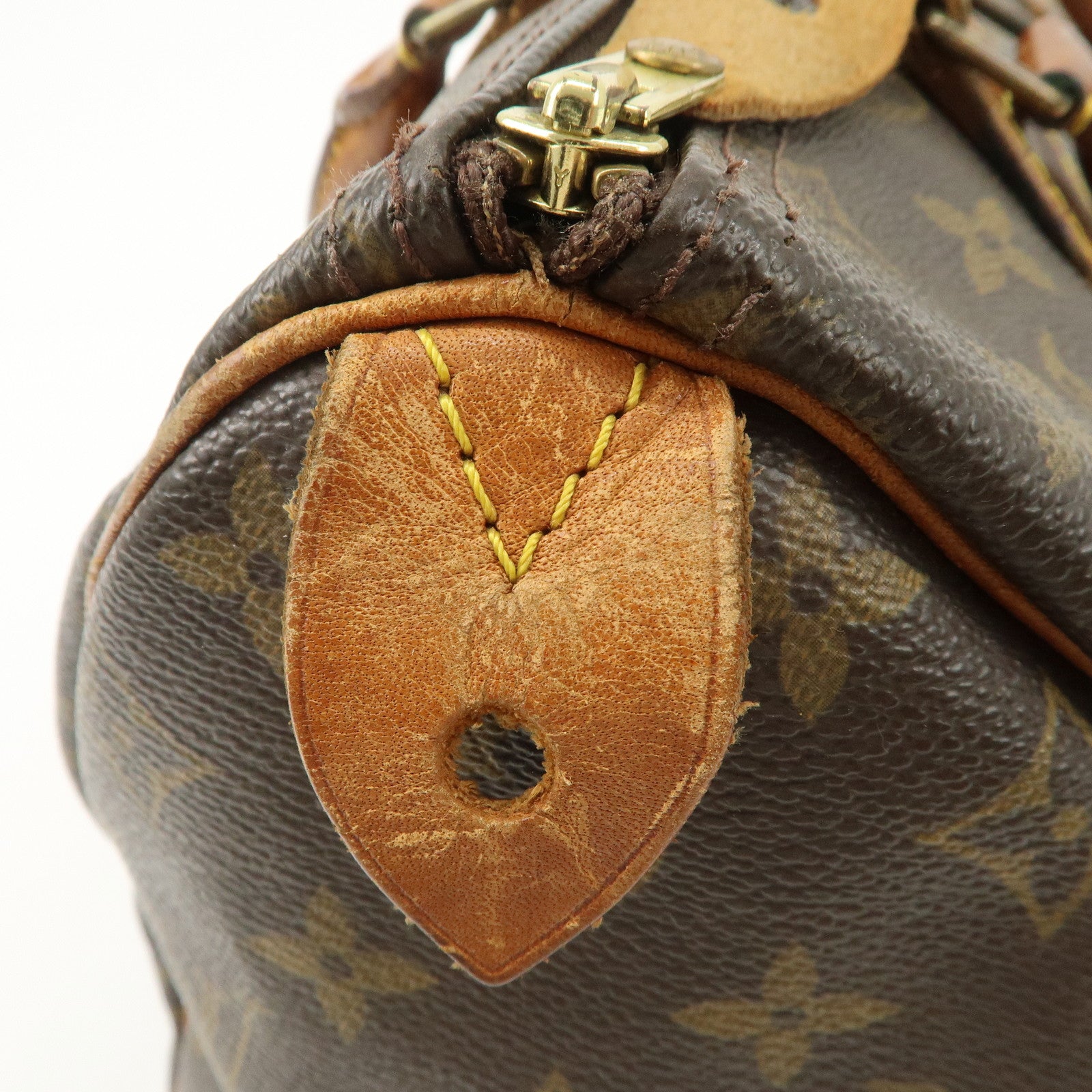 Louis Vuitton Monogram Speedy 30 Boston Bag Hand Bag M41526 Used