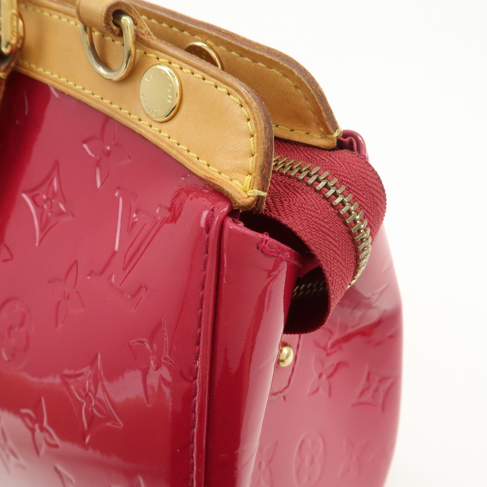Louis Vuitton Vernis Brea MM 2Way Bag Hand Bag RoseIndien M91798