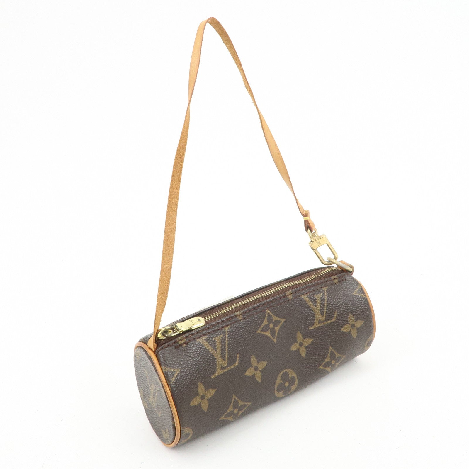 Louis Vuitton Monogram Mini Pouch for Papillon Bag New Style Brown