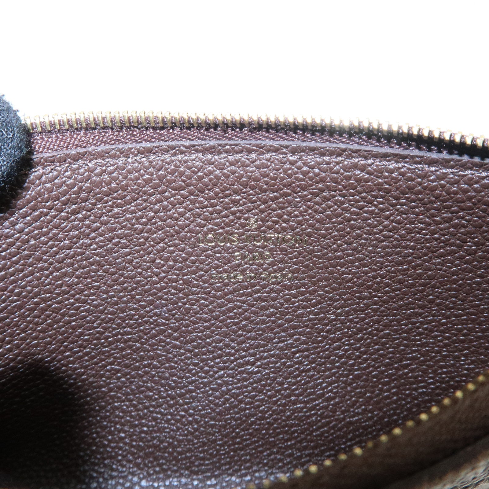 Louis Vuitton Empreinte Portefeuille Curieuse Pouch Brown M60300 Used