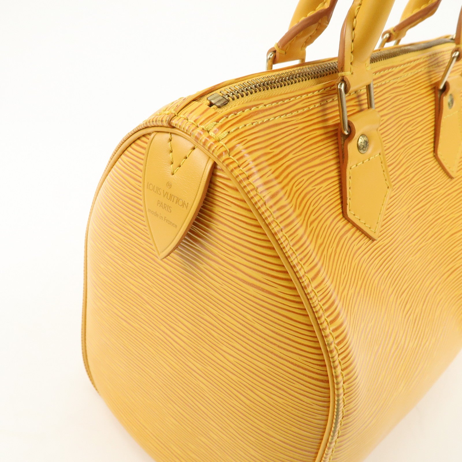 Louis Vuitton Epi Speedy 25 Boston Bag Hand Bag Yellow M43019
