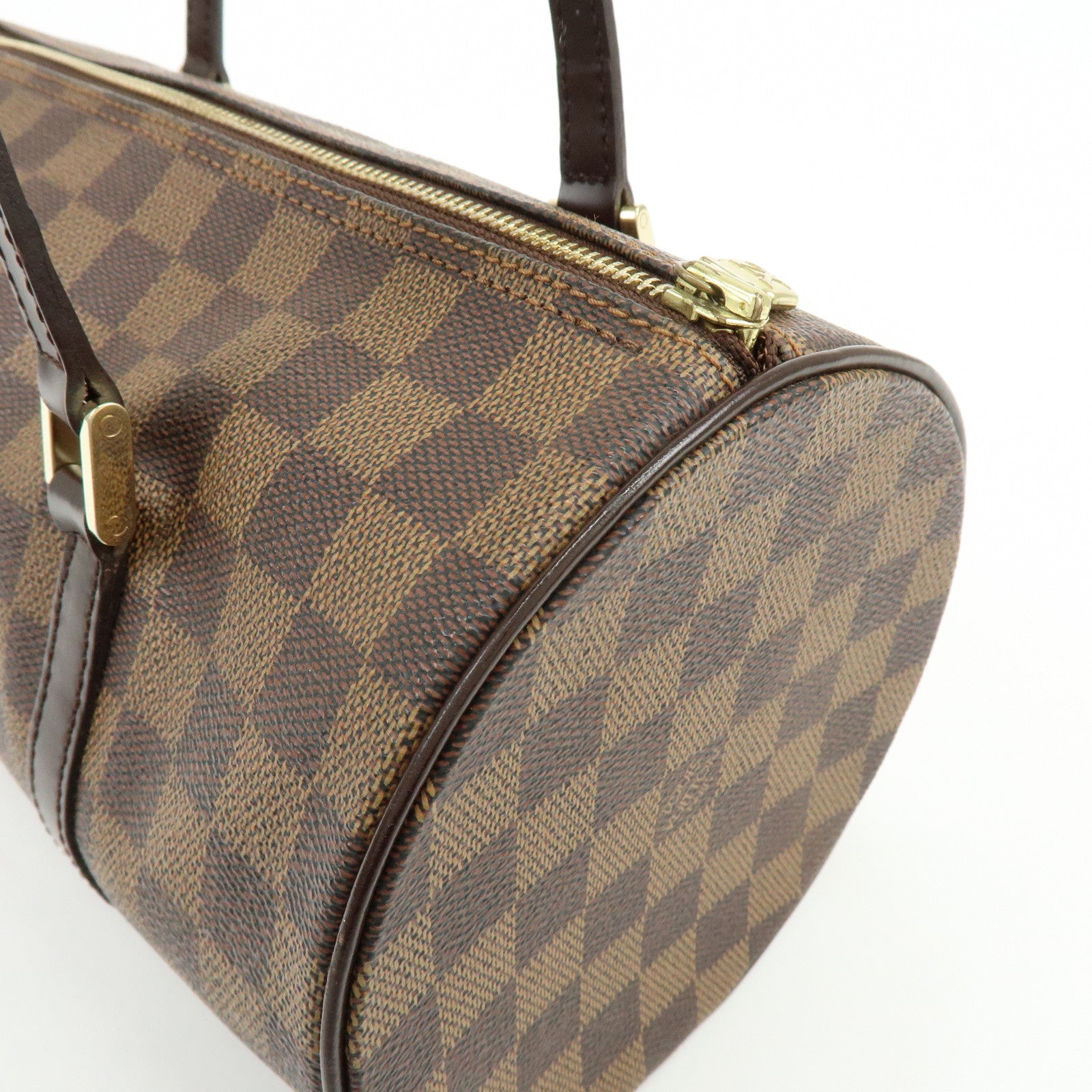 Louis Vuitton Damier Ebene Papillon 30 Hand Bag Brown N51303