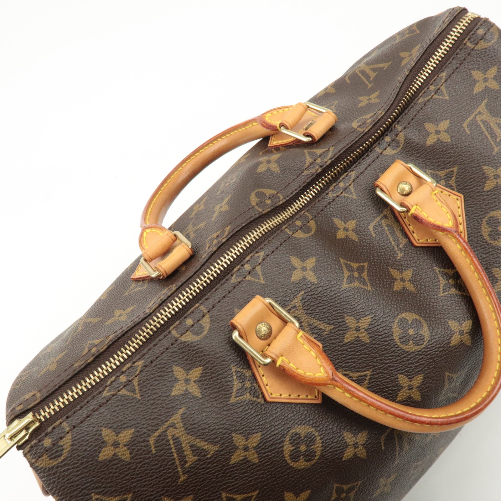 Louis Vuitton Monogram Speedy 35 Boston Bag Hand Bag M41524 Used