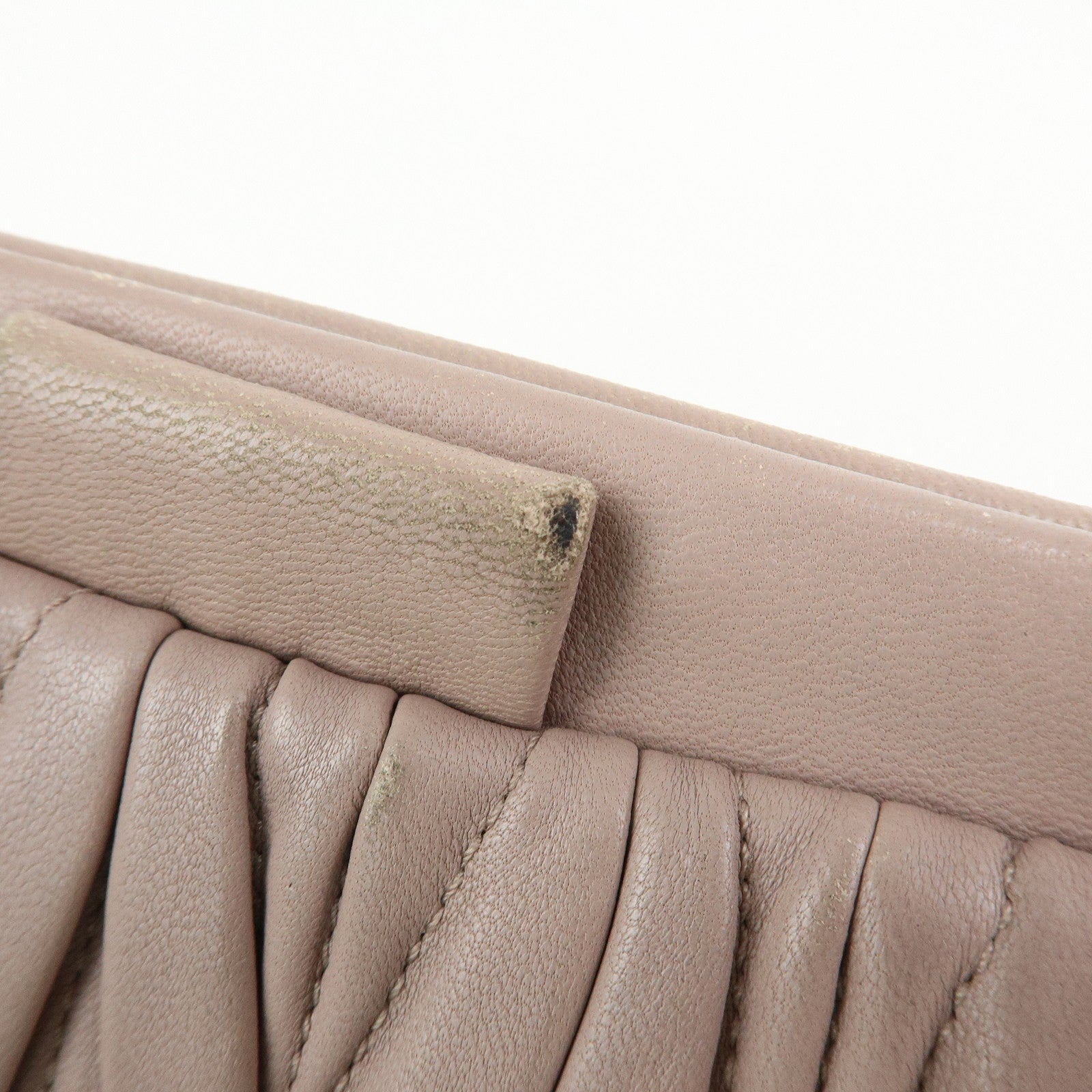 MIU MIU Matelasse Nappa Leather 2Way Bag Hand Shoulder Bag 5N1572