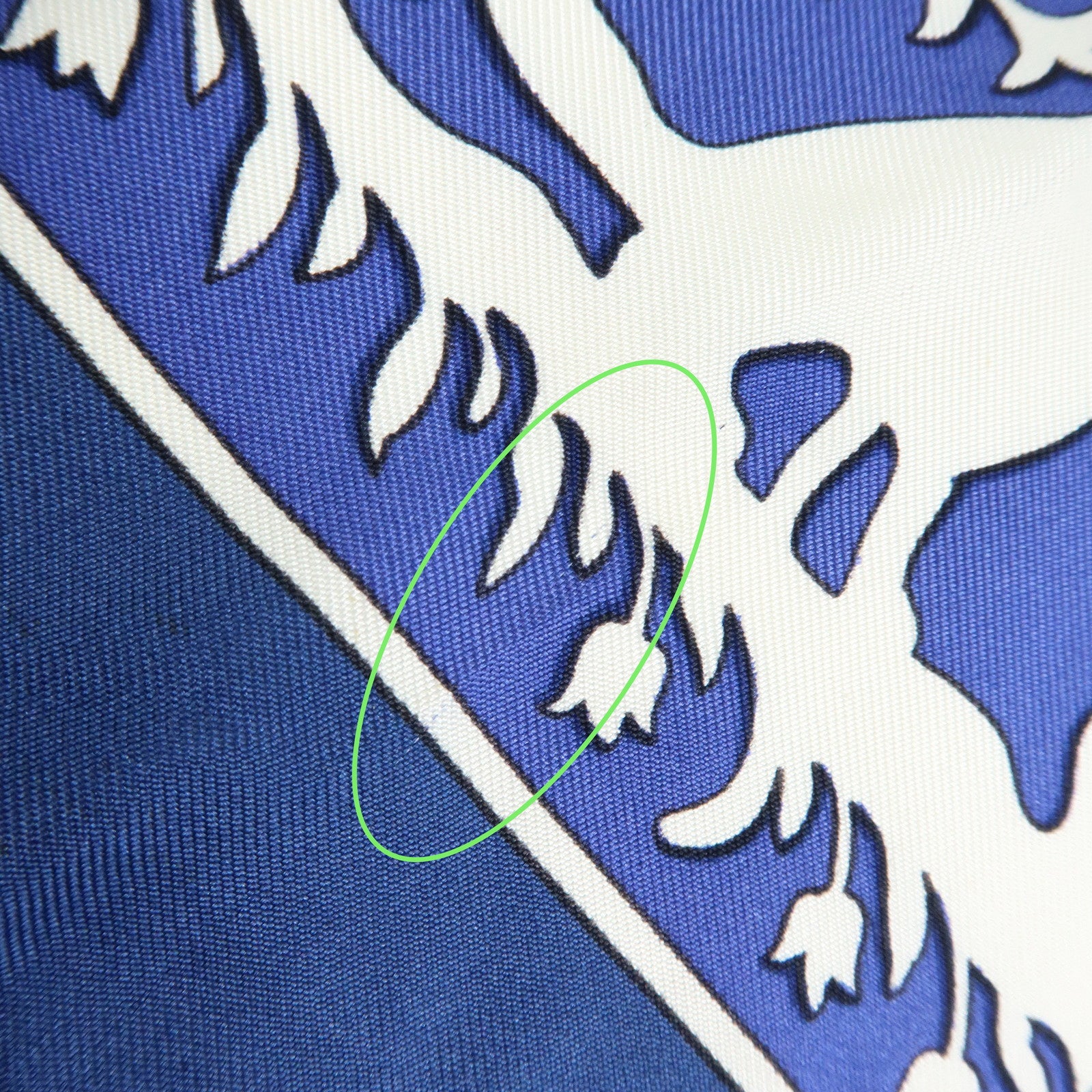 HERMES Carre 90 Silk 100% Scarf EARLY AMERICA Blue