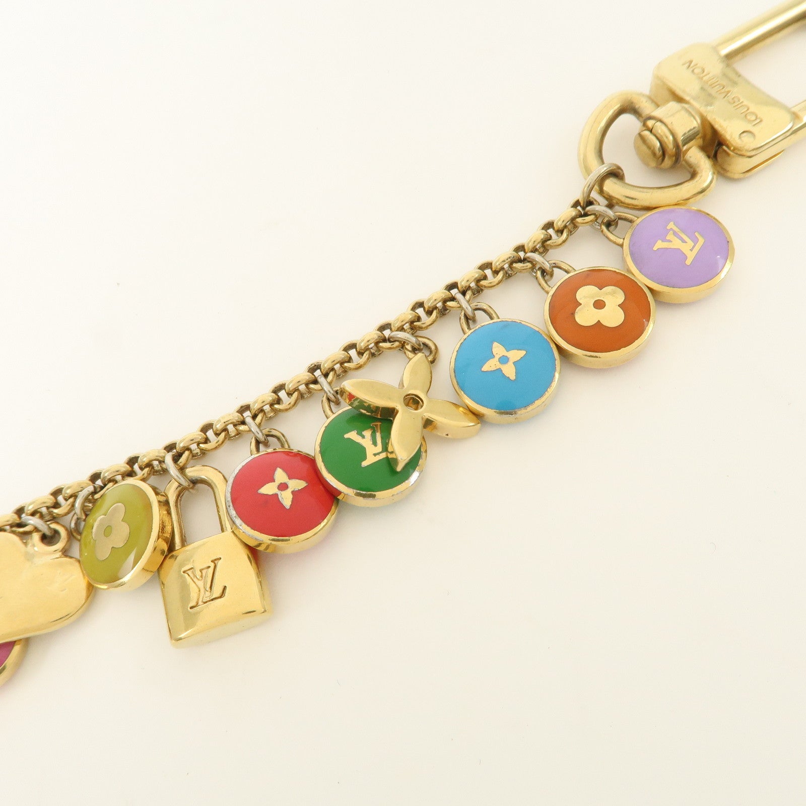 Louis Vuitton Porte Cles Chaine Pastille Bag Charm M65380