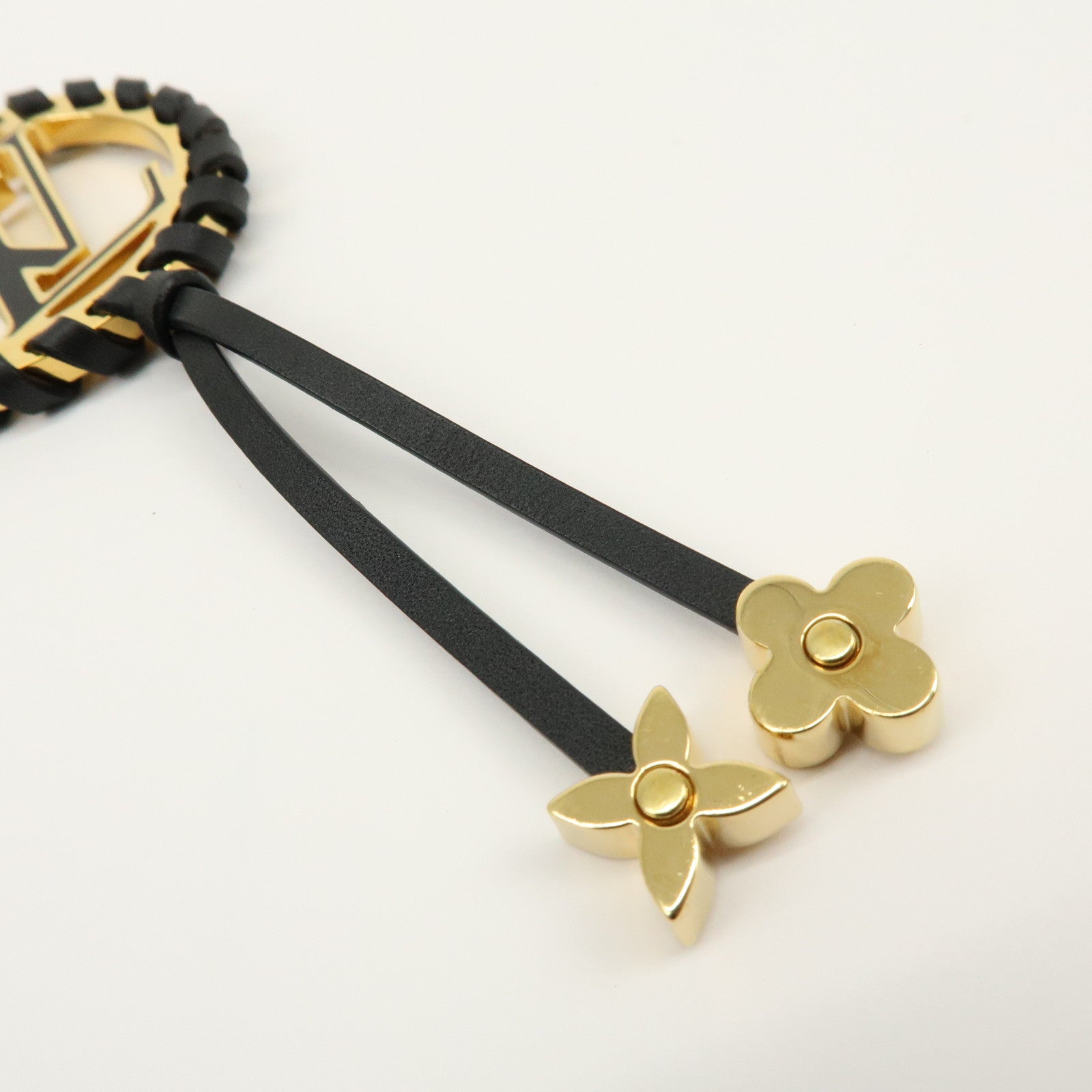 Louis Vuitton Porte Cles Very LV Circle Bag Charm Black M63082