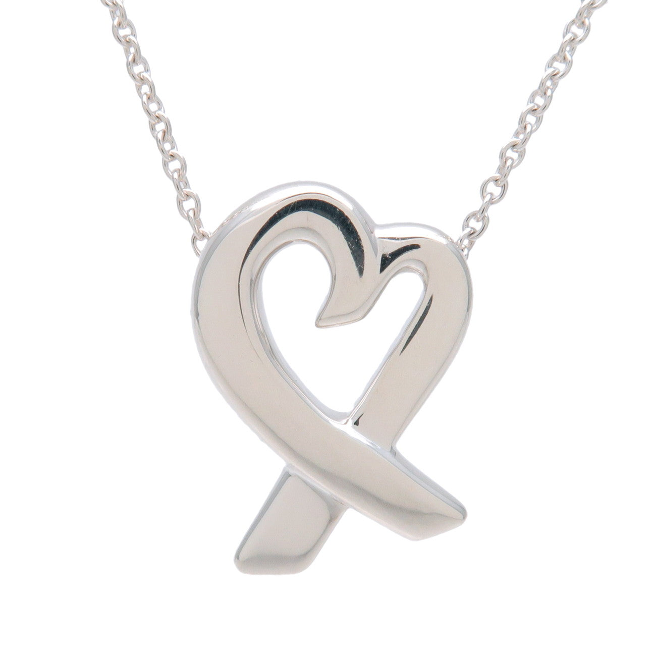 Tiffany & Co Loving Heart Necklace Small SV925 Silver