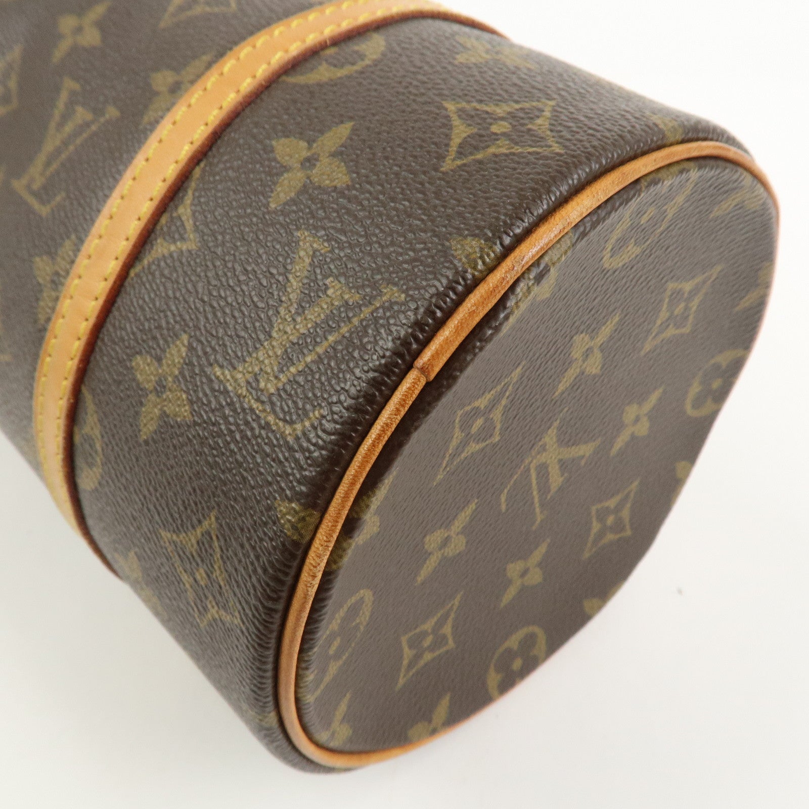 Louis Vuitton Monogram Papillon 26 Hand Bag Brown M51386