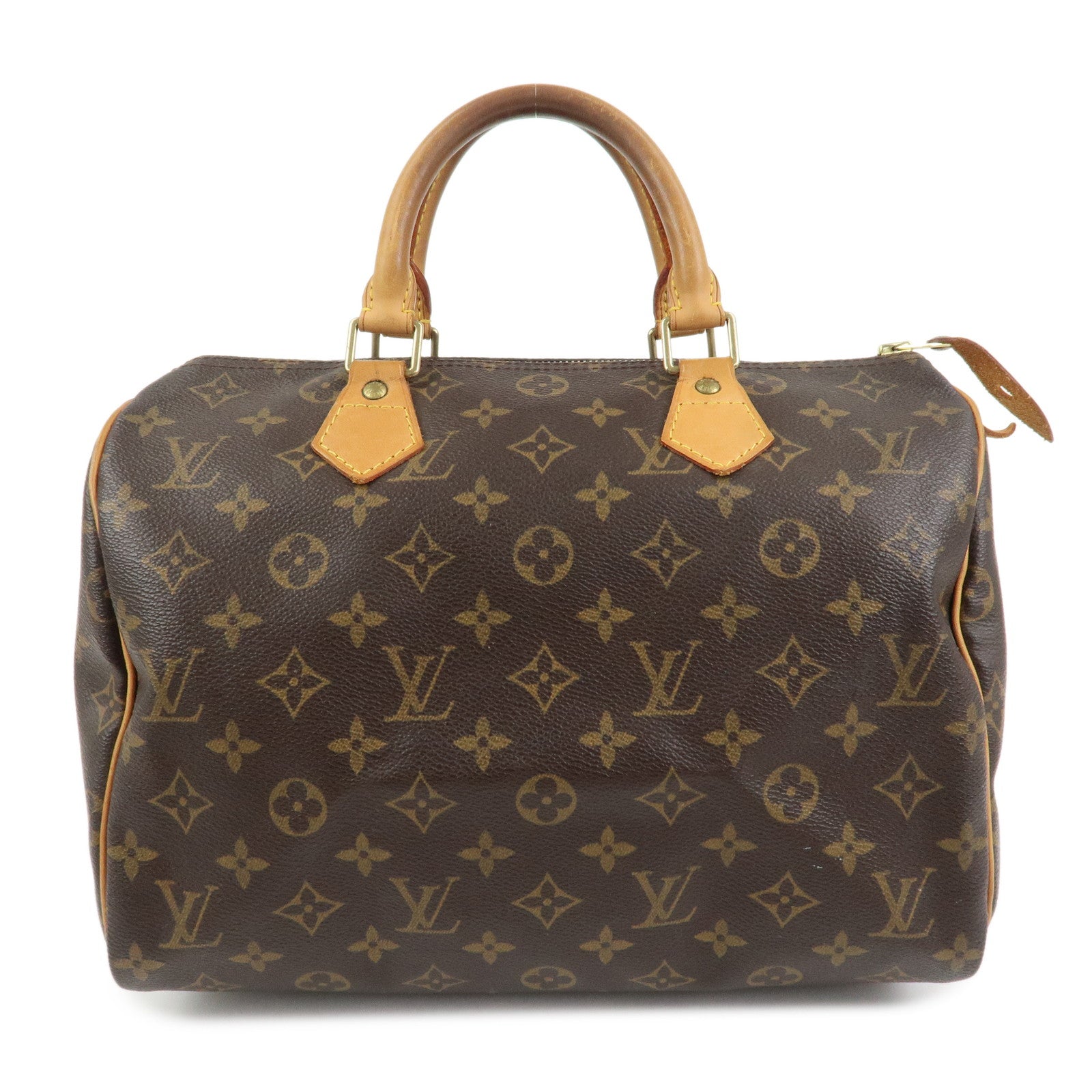 Louis Vuitton Monogram Speedy 30 Boston Bag Hand Bag Brown M41526
