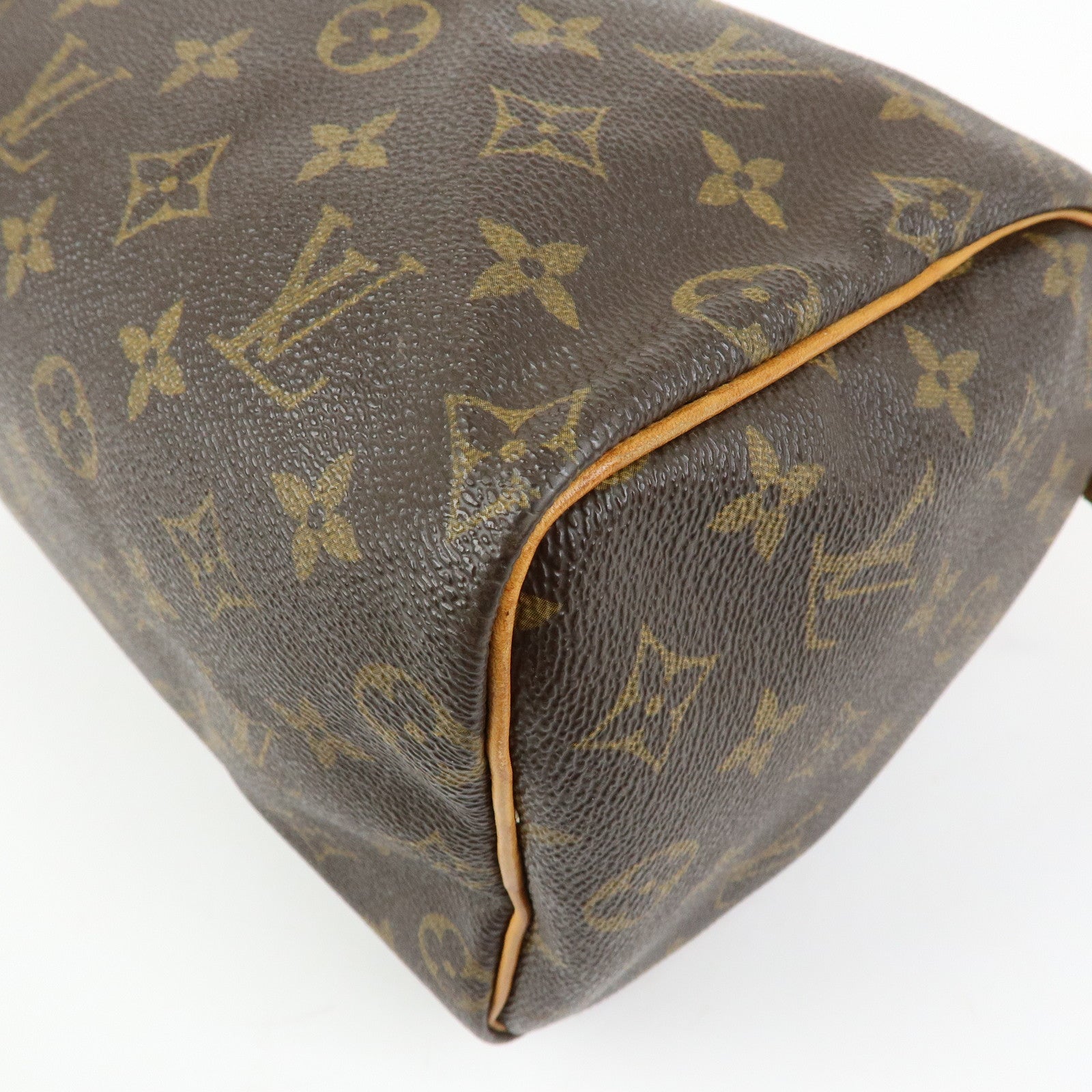 Louis Vuitton Monogram Speedy 25 Boston Bag Hand Bag Brown M41528